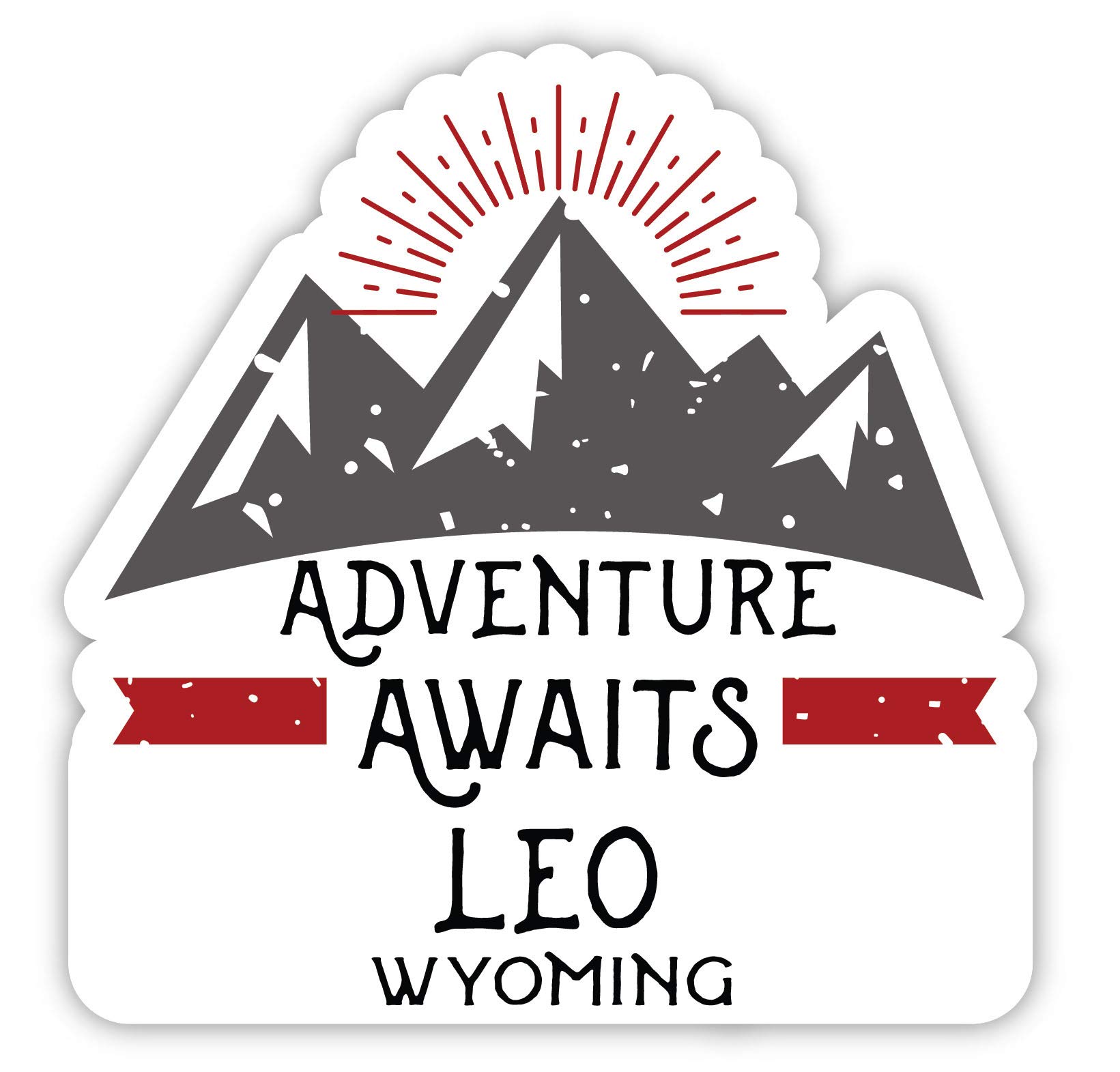 Leo Wyoming Souvenir 4-Inch Fridge Magnet - Adventure Awaits Design - Perfect for Travel Lovers, Collectors & Home Decor