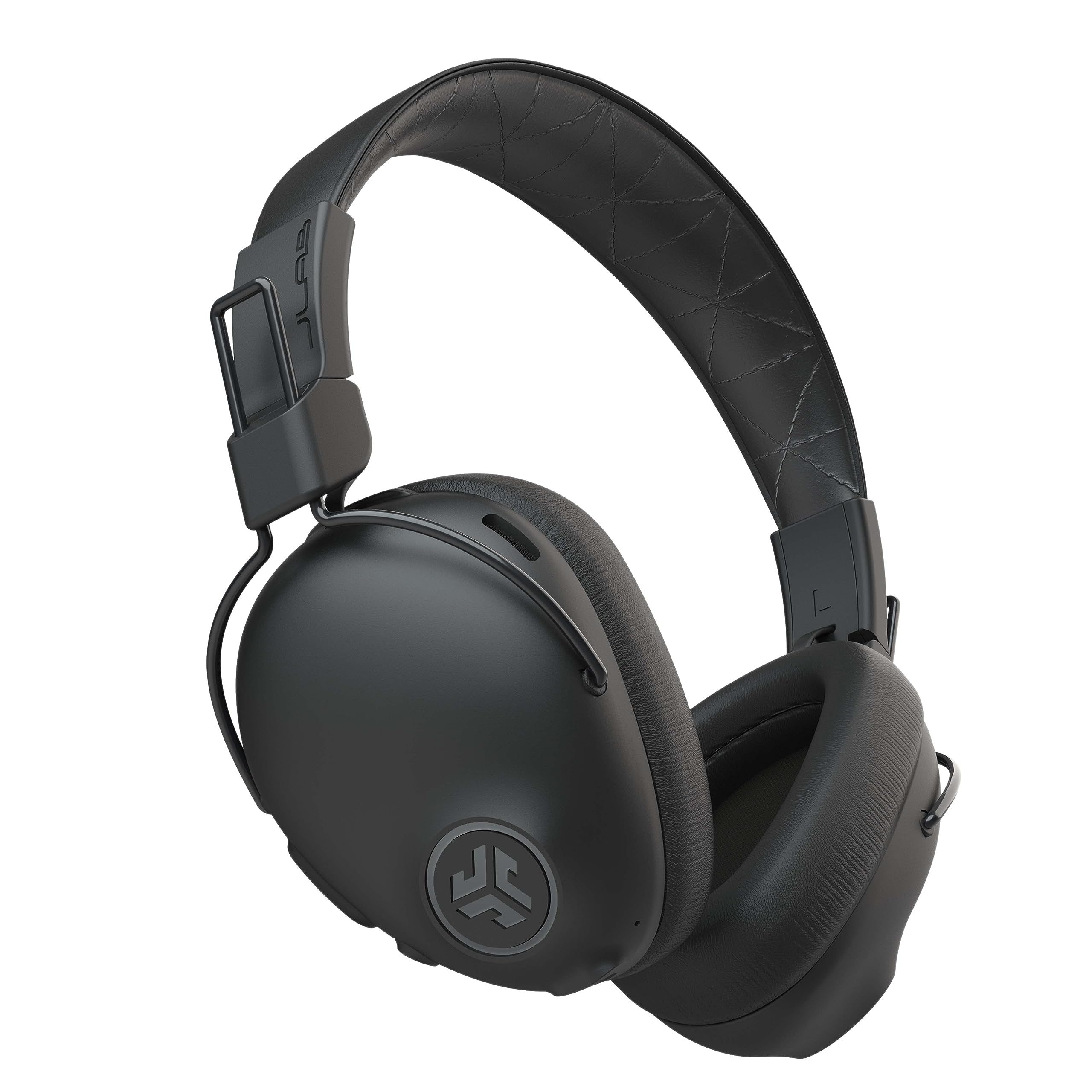 JLab Studio Pro ANC Wireless Bluetooth Over-Ear Headphones - 45+ Hours Playtime, Active Noise Cancelling, EQ3 Sound, Comfortable Memory Foam Ear Cushions - Perfect for Travel, Work & Music Lovers (Black)