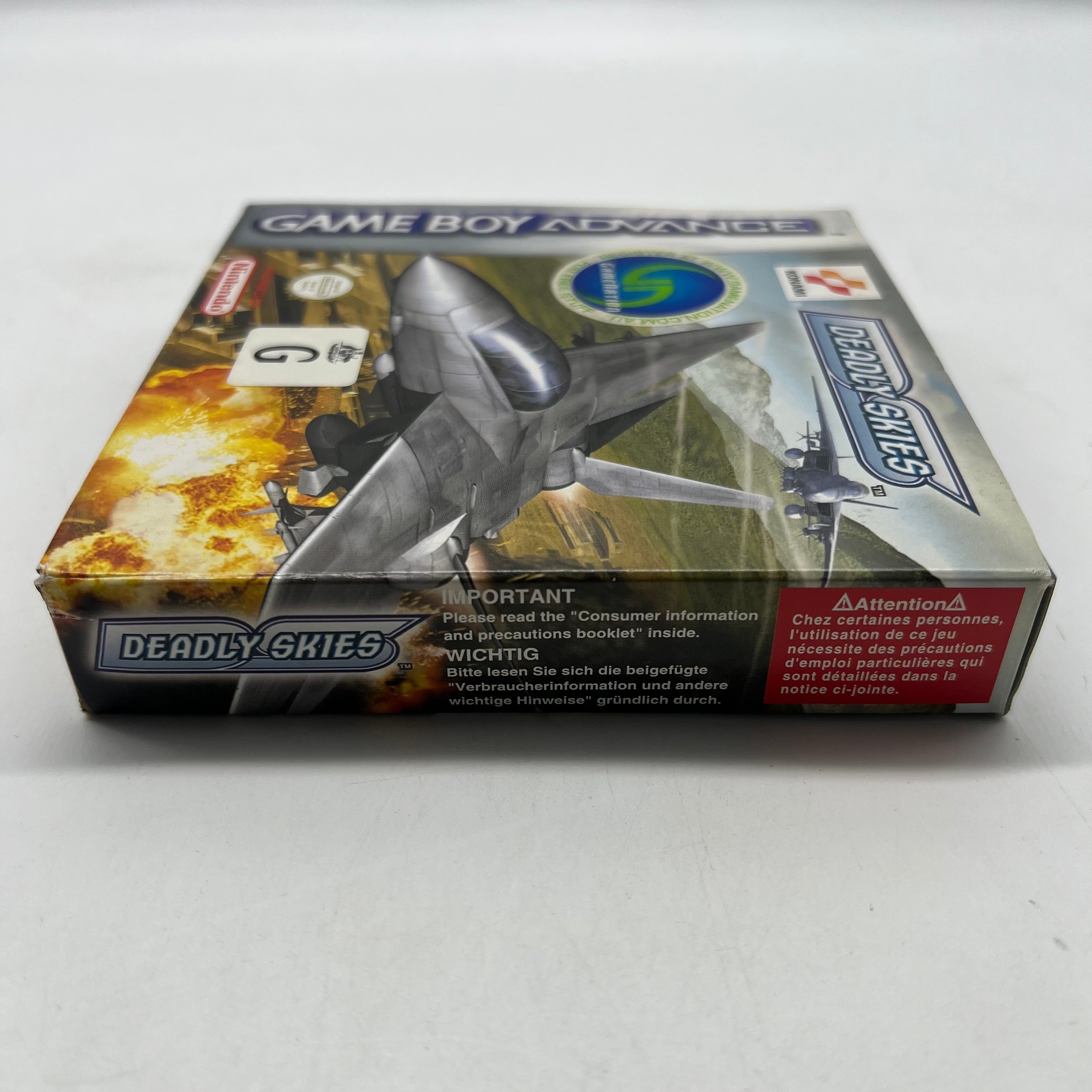 Deadly Skies GBA Game - Complete Boxed PAL Version for Game Boy Advance - Perfect for Retro Gaming & Collectors