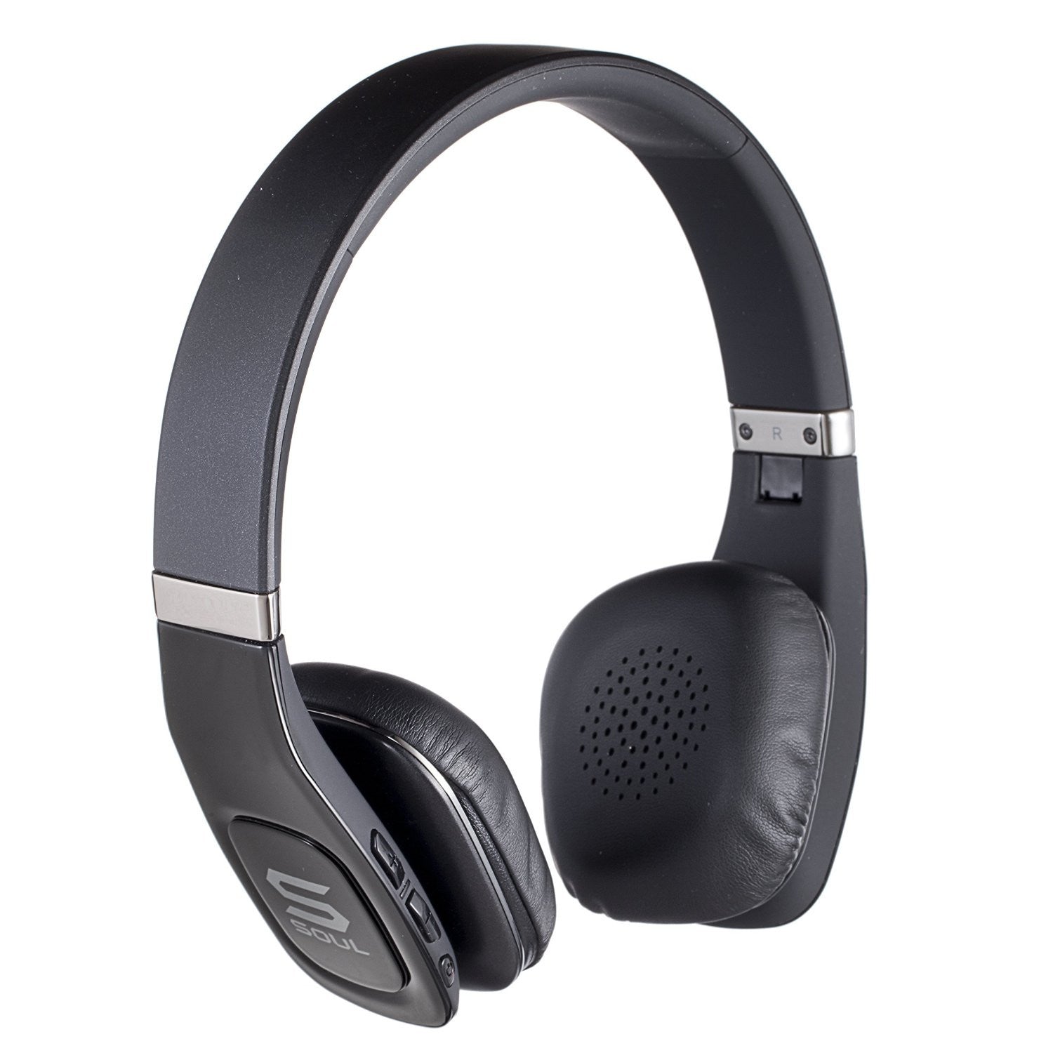 Soul SV3 Wireless Bluetooth On-Ear Headphones with Built-in Mic - Lightweight Comfort for Music, Calls & Gaming - Perfect for Travel, Workouts & Office Use