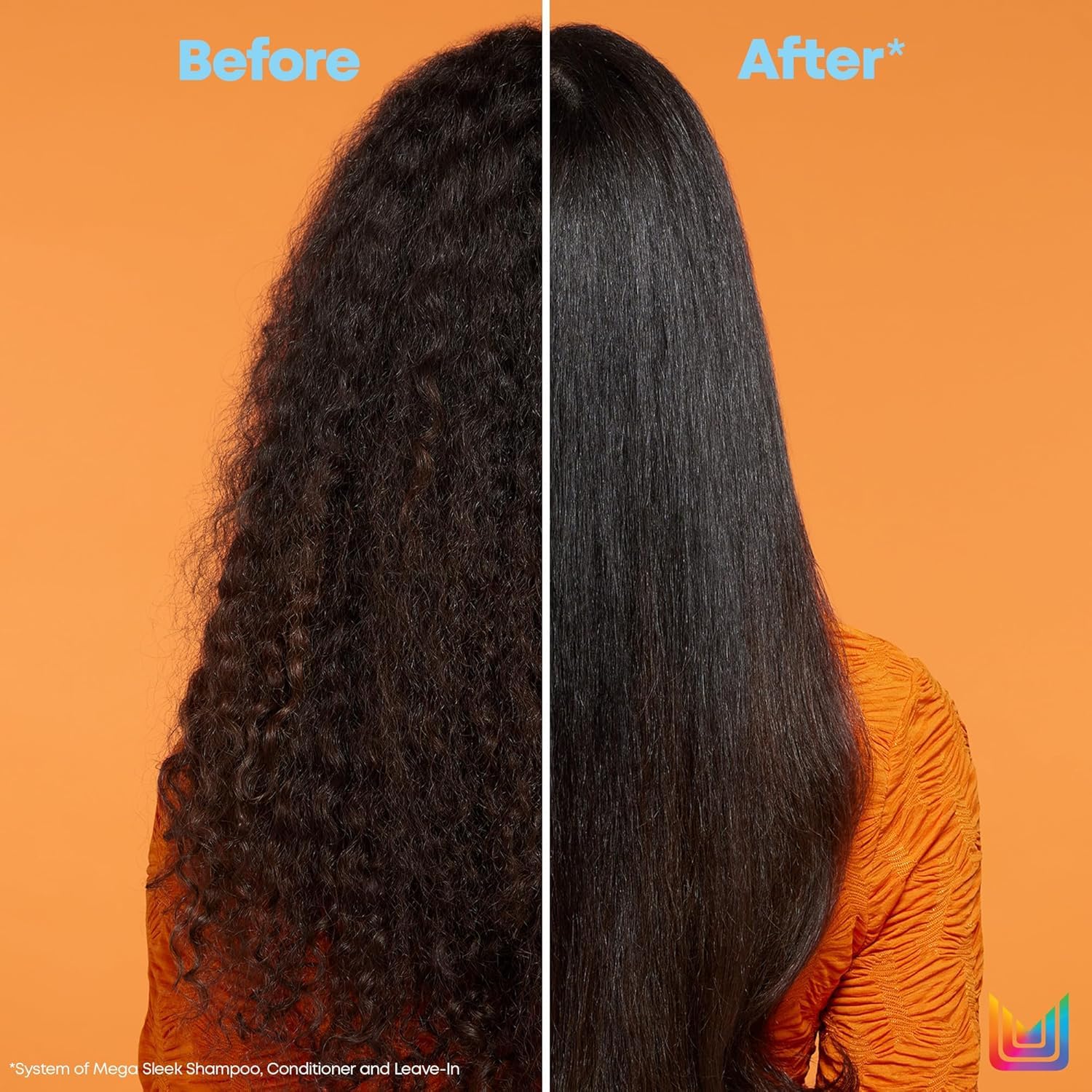 Matrix Mega Sleek Shampoo & Conditioner Set - Smoothing Anti-Frizz Hair Care for Dry Damaged Hair, Shea Butter Nourishment, Vegan & Cruelty-Free | Salon Quality Treatment for Frizzy Curly Hair at Home