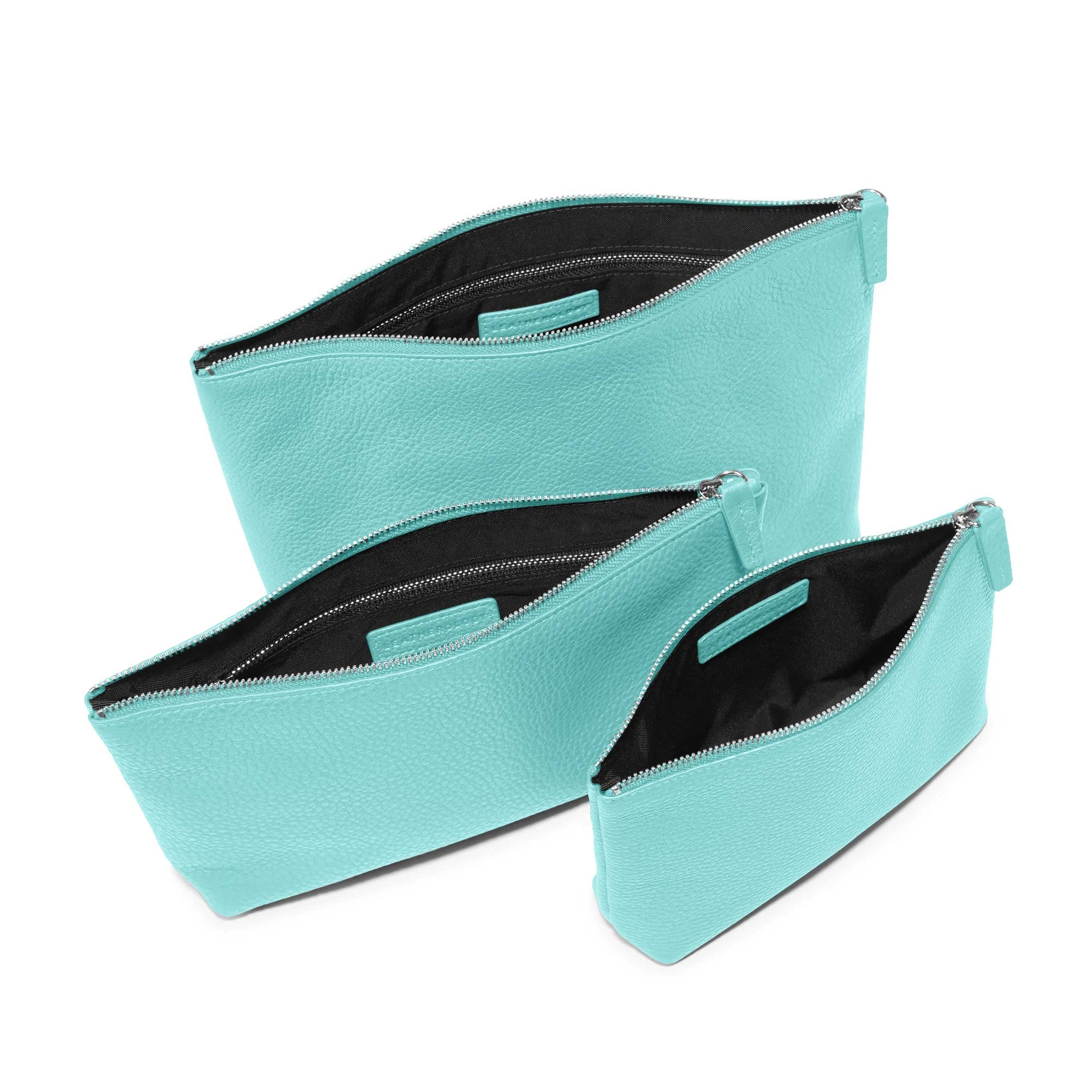 Premium Celeste Standing Pouch Trio - Eco-Friendly, Leak-Proof & Reusable Food Storage Bags for Snacks, Lunch, Travel & Meal Prep