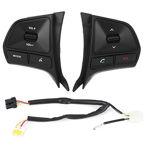 Kia Rio MK3 2011-2014 Steering Wheel Control Button Switch - Bluetooth Multimedia Volume Control for Hands-Free Driving & Music Playback
