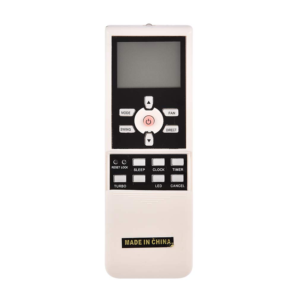 Universal Air Conditioner Remote Control Replacement for Midea R07/BGE R07B/BGE - Compatible with Multiple AC Models | Perfect for Home, Office & Hotel Use