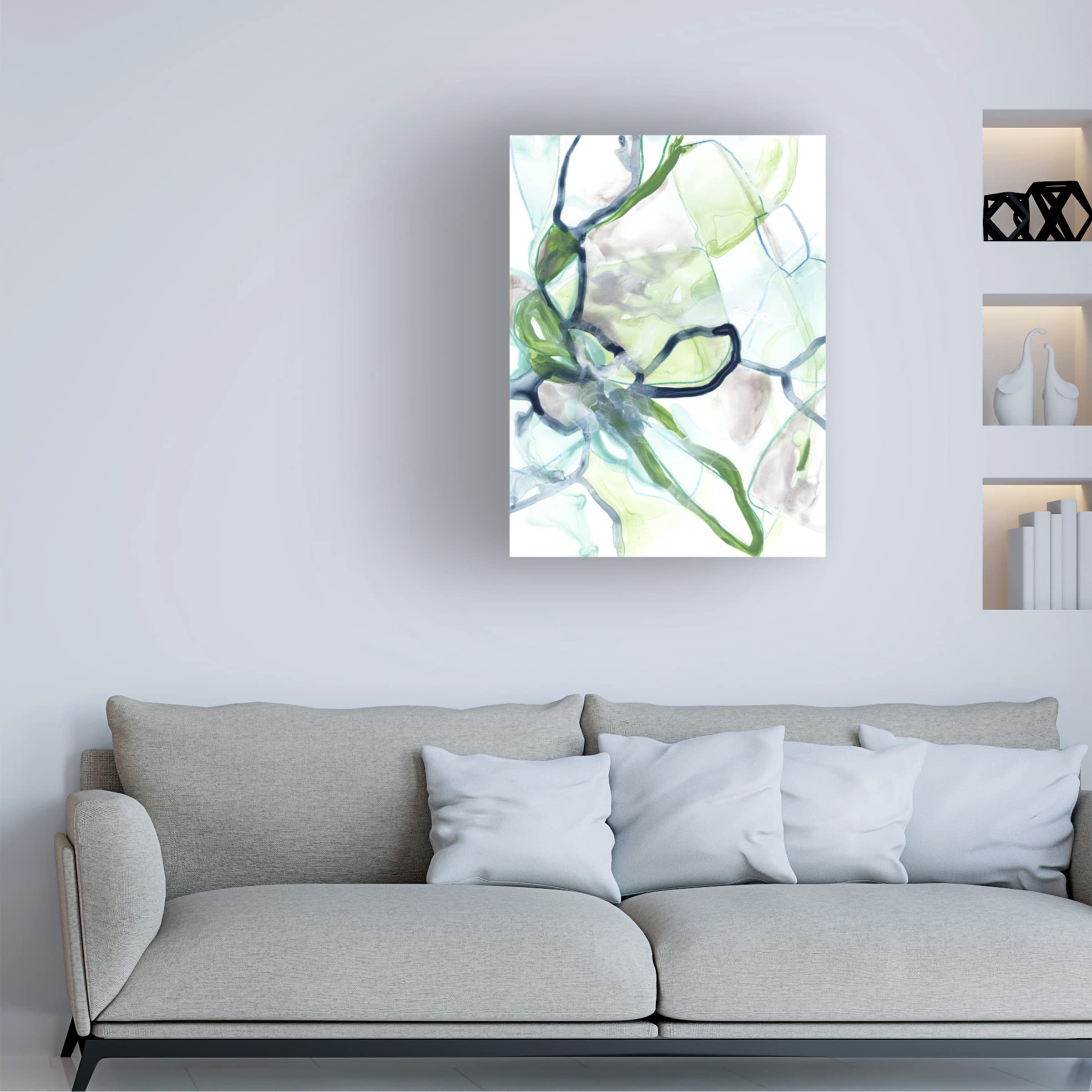 Trademark Fine Art 'Hive Cycle I' Canvas Wall Art Print by June Erica Vess - Modern Home Decor for Living Room, Bedroom & Office