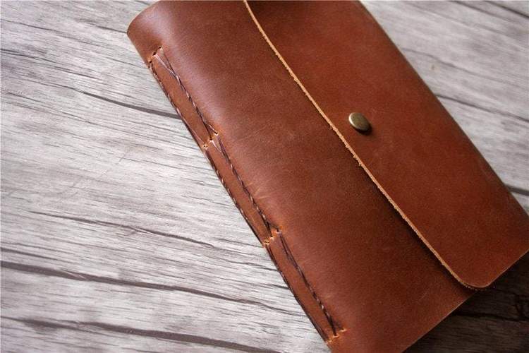 Embossed Small Leather Sketchbook - Handmade Journal for Artists & Writers - Perfect for Travel, Sketching & Note Taking