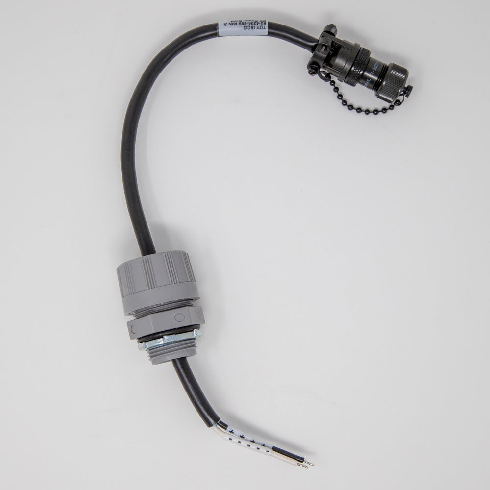 1FT DC Power Cable with Cord Grip Fitting - Heavy Duty Power Cord for Electronics, CCTV, LED Lights - Secure Connection for Home & Office Use
