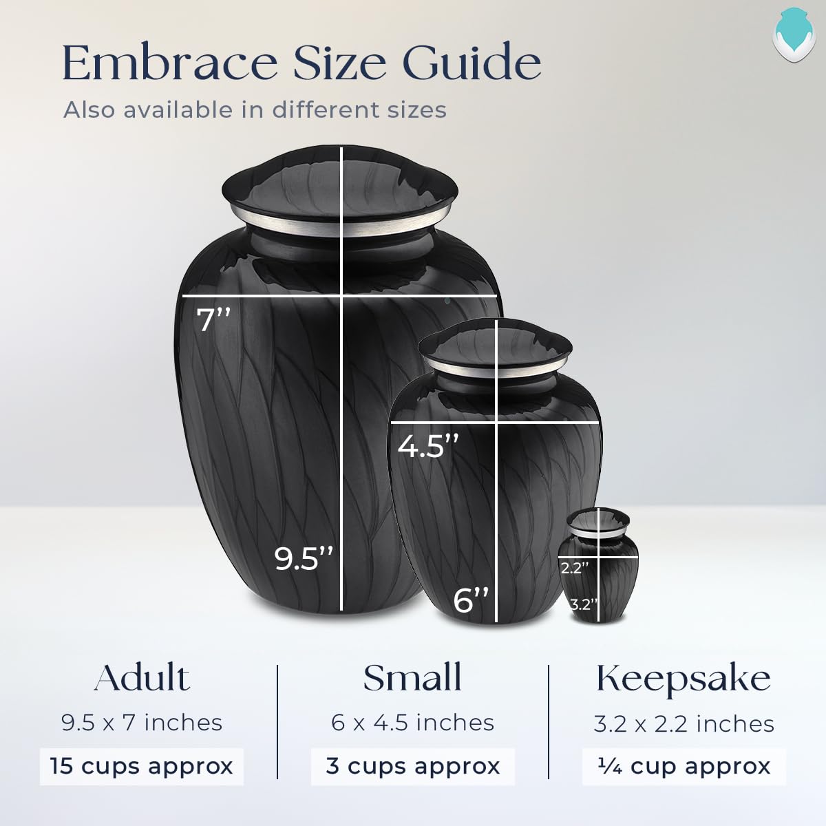 Personalized Rose Cremation Urn for Human Ashes - Large Pearl Black Funeral Urn for Adults with Double-Side Engraving - Holds 200 lbs - Perfect for Memorial Services, Home Display & Honoring Loved Ones