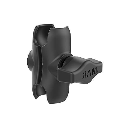 RAM Mounts RAM-B-201U-C 双插座长臂支架 | 兼容1英寸RAM B系列球头组件 | 车载、摩托车、船舶多场景适用