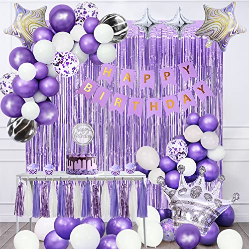 Purple Party Decorations