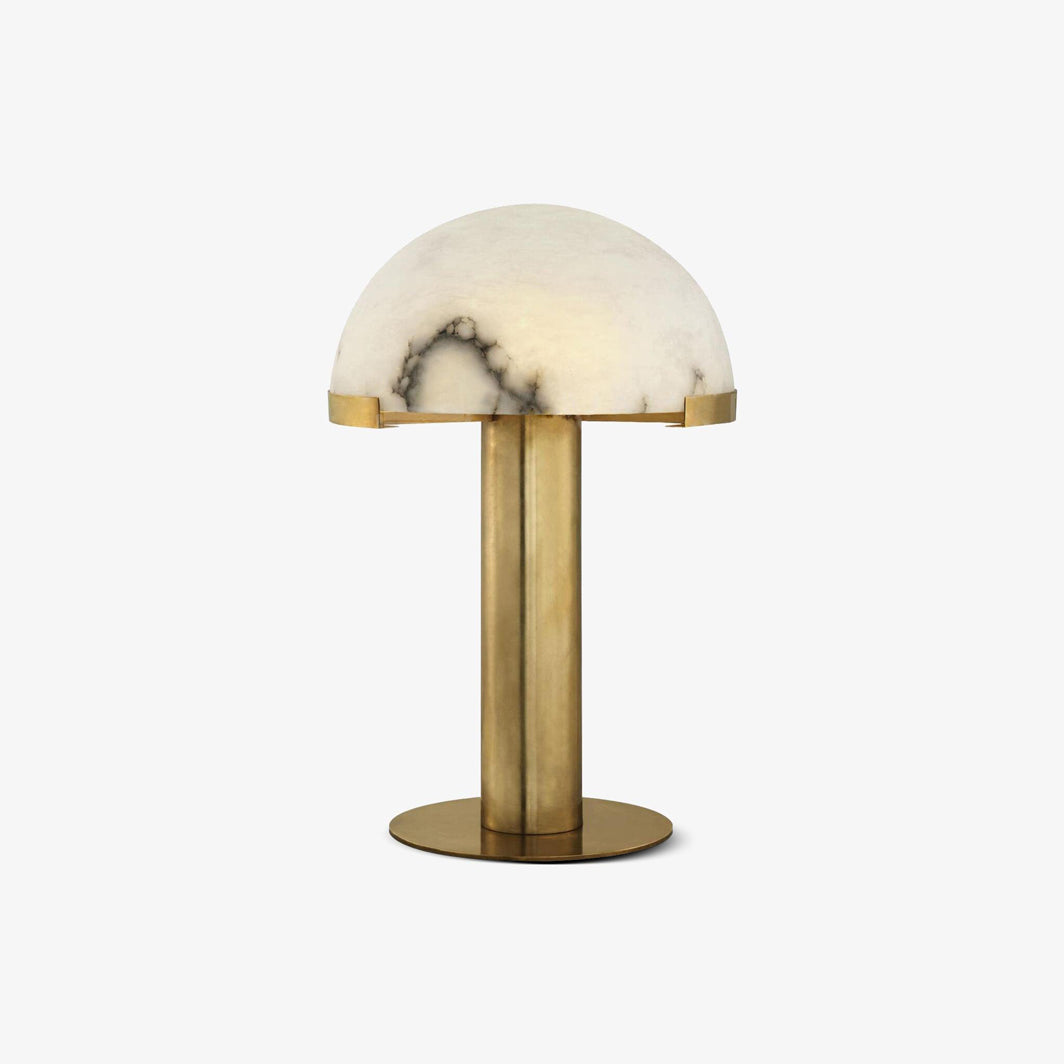Elegant Alabaster Table Lamp - Modern Home Decor for Living Room, Bedroom & Office - Perfect for Ambient Lighting & Stylish Interior Design