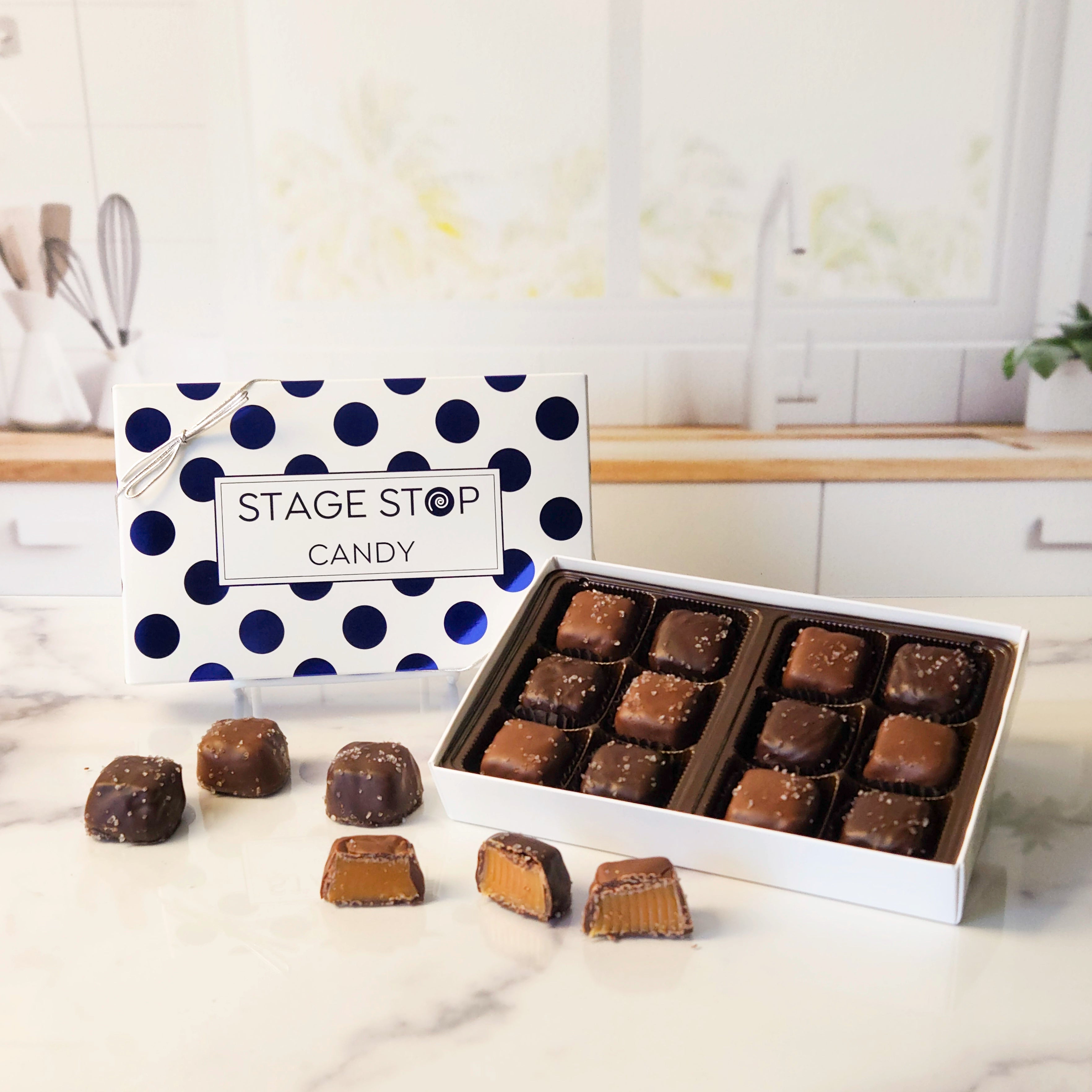 Delicious Sea Salt Caramel Candy Assortment - Gourmet Chocolate Treats for Gifts, Parties & Dessert Lovers