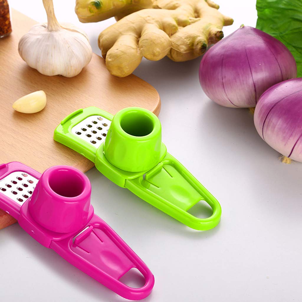 Premium Garlic Press - Stainless Steel & PP for Easy Slicing - Perfect for Cooking & Meal Prep