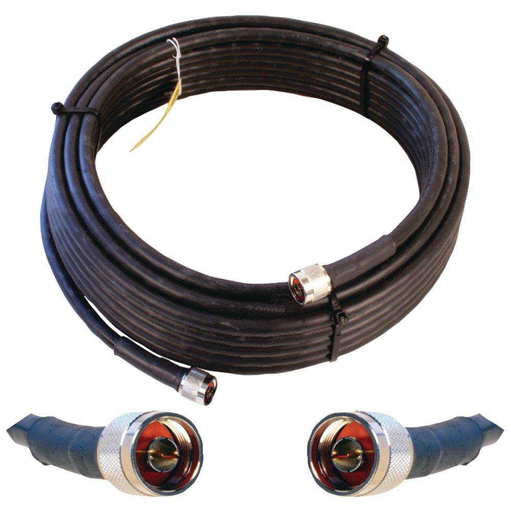 Wilson Electronics 952350 Ultra Low Loss Coaxial Cable (50ft) - High-Performance RF Cable for Ham Radio, TV Antenna & Cellular Signal Boosters - Perfect for Home, Office & Outdoor Use