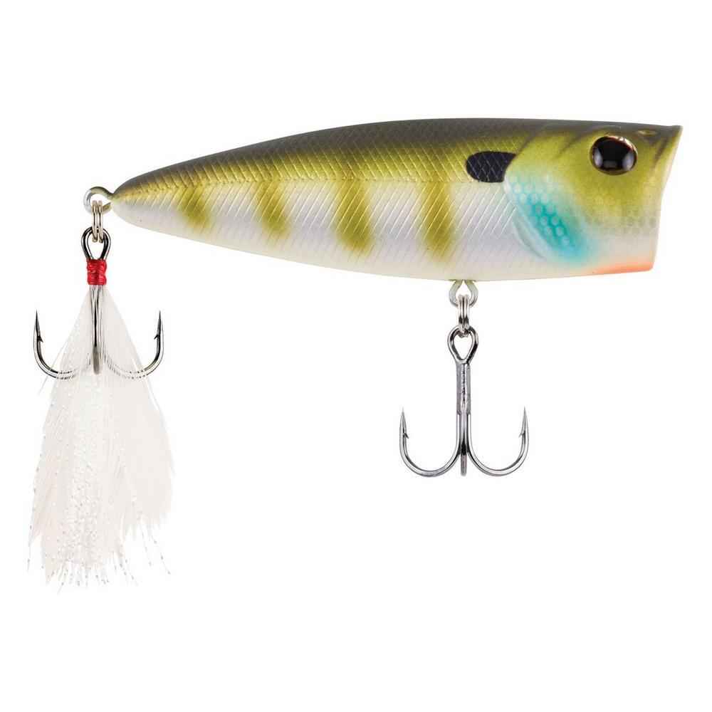 Berkley Bullet Pop Poppers - Topwater Fishing Lures for Bass, Trout & Pike - Perfect for Freshwater & Saltwater Fishing Adventures