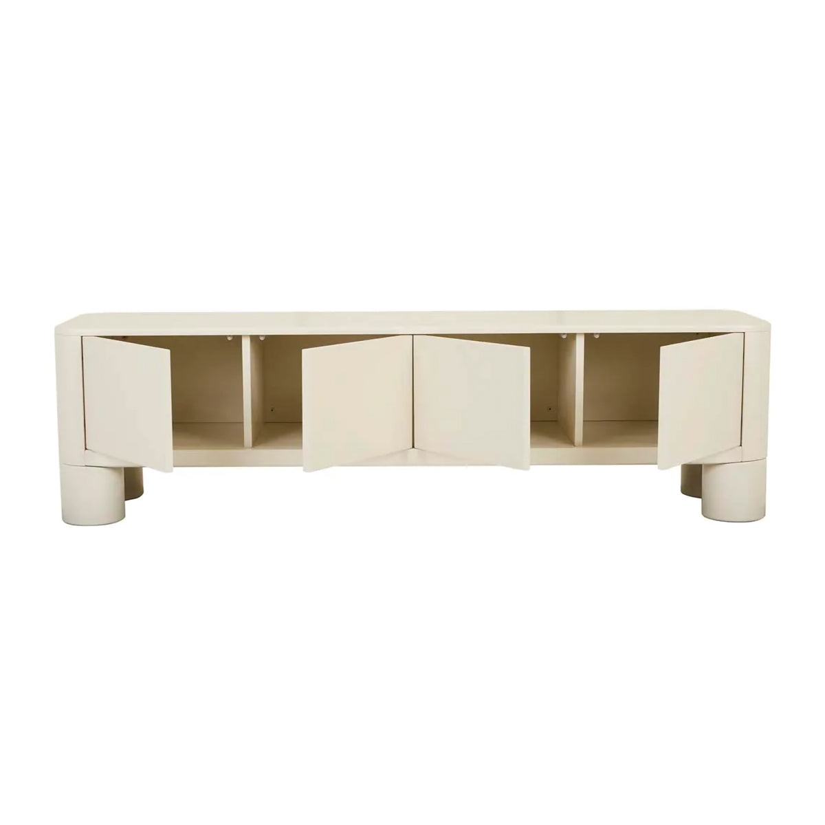 Frankie Entertainment Unit - Modern TV Stand with Storage for Living Room, Bedroom & Home Theater | Perfect for TVs up to 65 inches