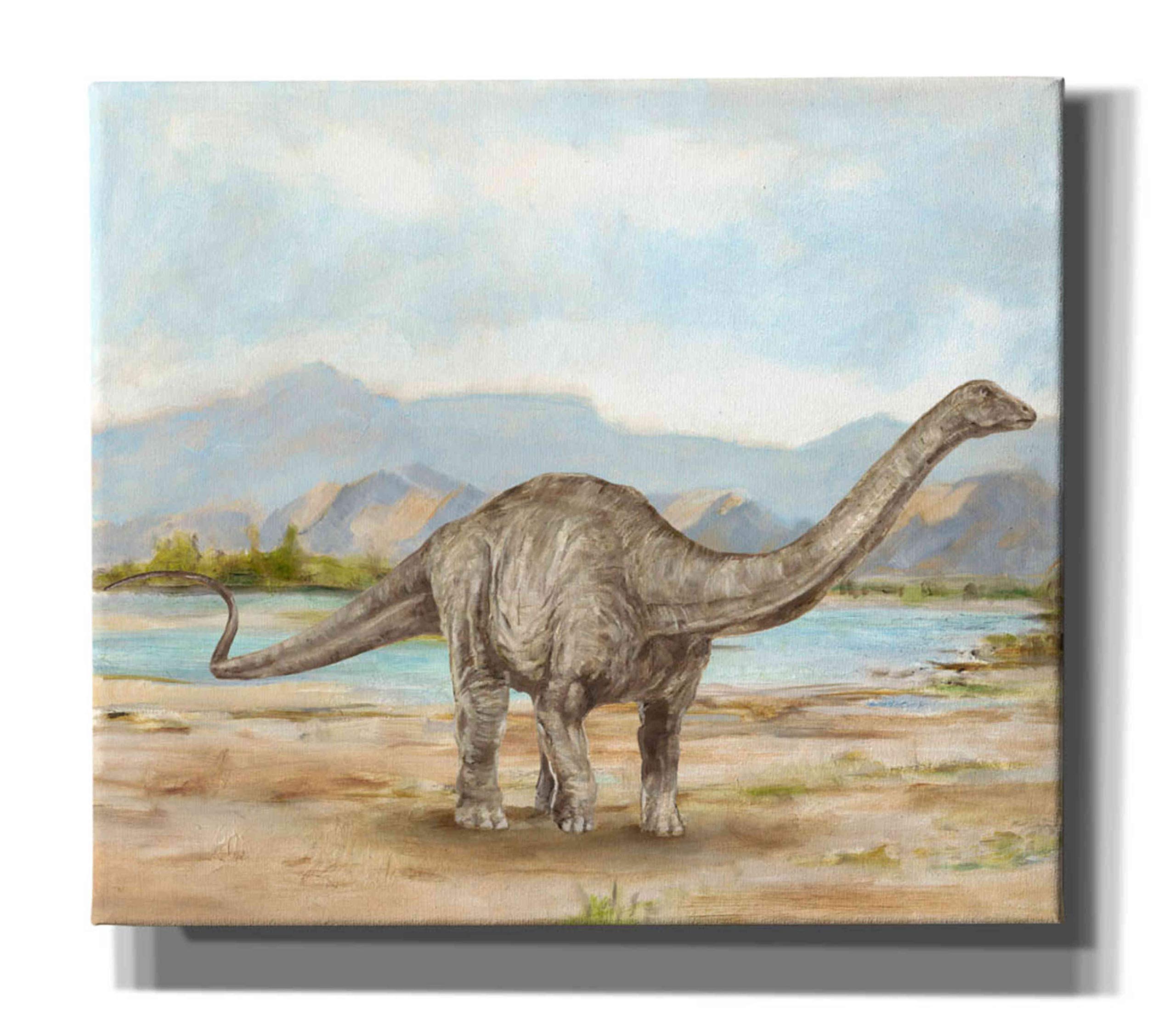 Dinosaur Illustration V by Ethan Harper - Premium Canvas Wall Art 30