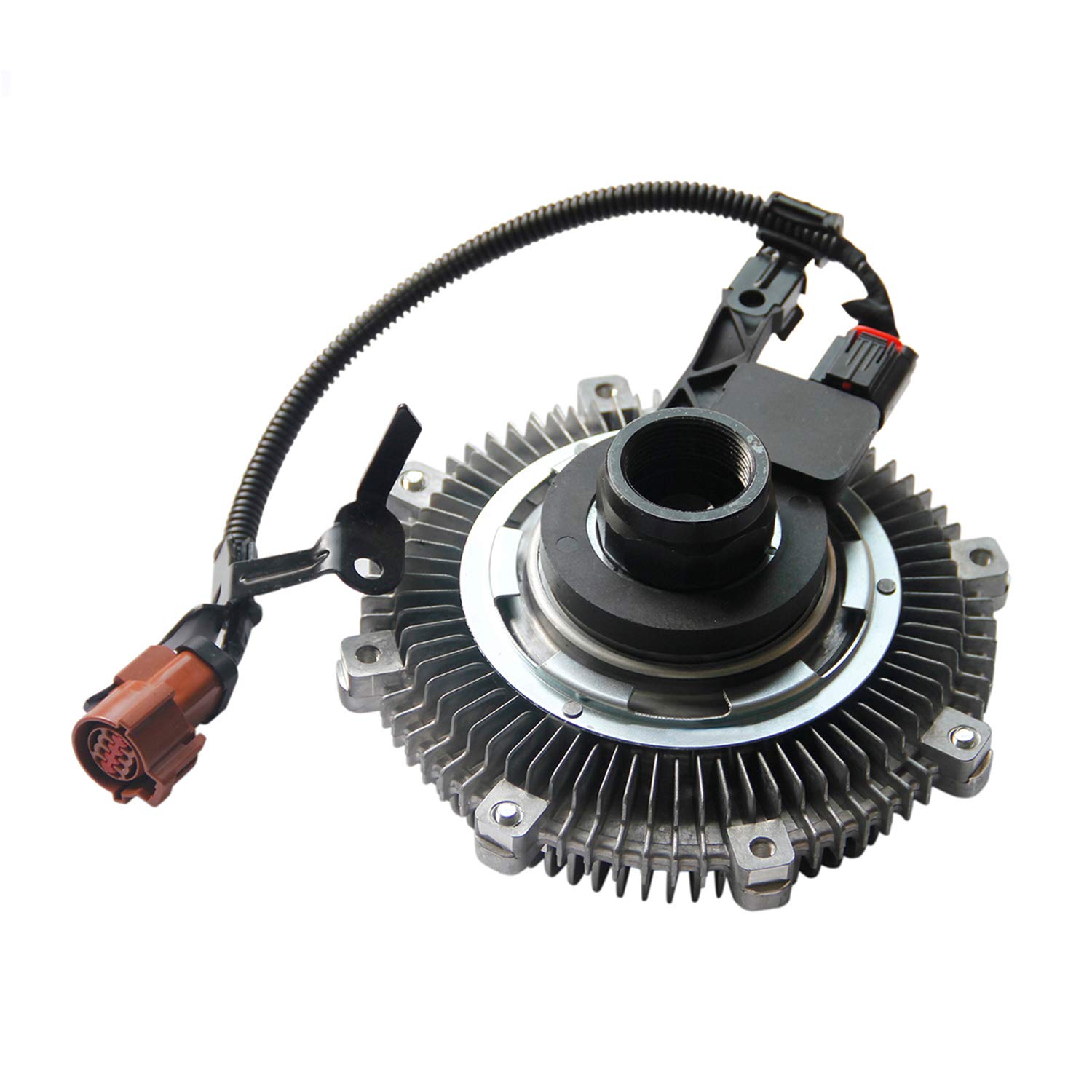 High Performance Cooling Fan Clutch Replacement for Ford F150 2007-2008 4.6L/5.4L V8, Expedition 2007-2008, F250 2007-2008 - OEM Quality Electronic Fan Clutch - Perfect for Engine Cooling & Overheating Prevention