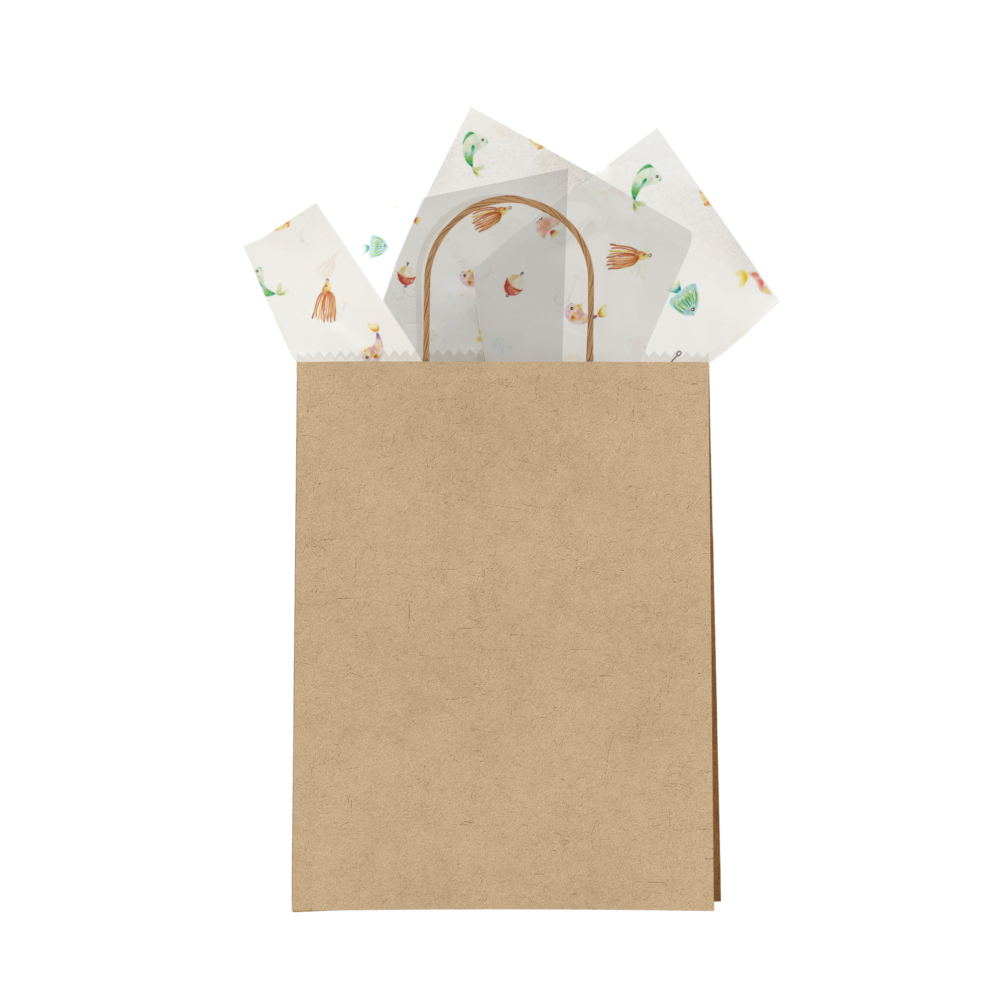 Premium Fishing-Themed Gift Wrapping Tissue Paper - Decorative Design for Gift Bags, Party Favors & Special Occasions | Perfect for Angler Gifts, Birthday Presents & Holiday Wrapping