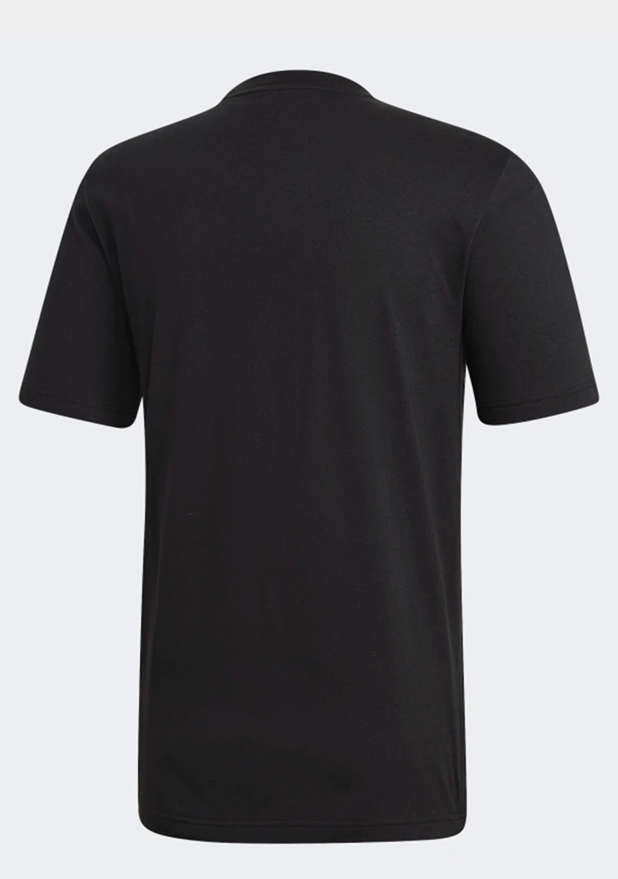 Adidas Men's Linear Logo T-Shirt - Black Cotton Short Sleeve Casual Tee for Gym, Workout & Everyday Wear