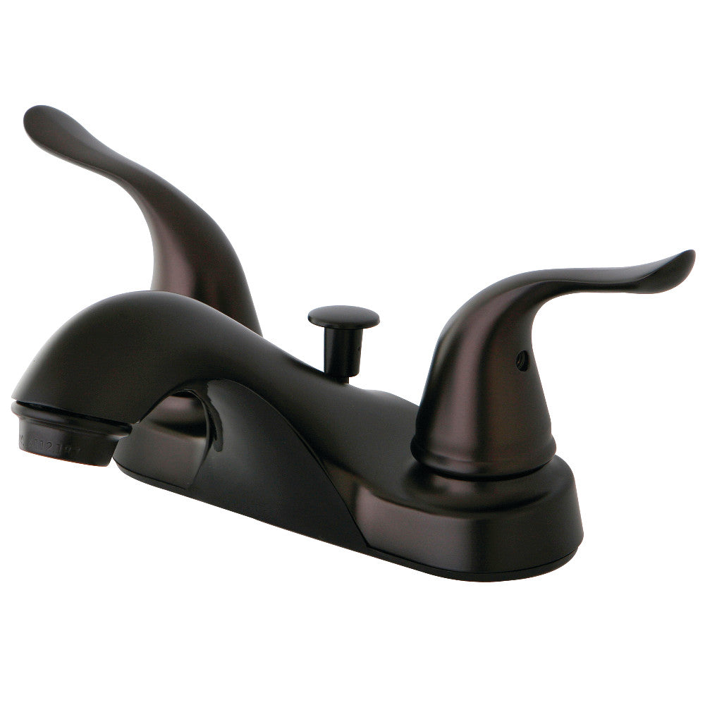 Kingston Brass KB5628YL 4-Inch Centerset Bathroom Faucet - Elegant Brass Finish for Vanity Sink, Perfect for Bathroom Renovation & Modern Home Decor