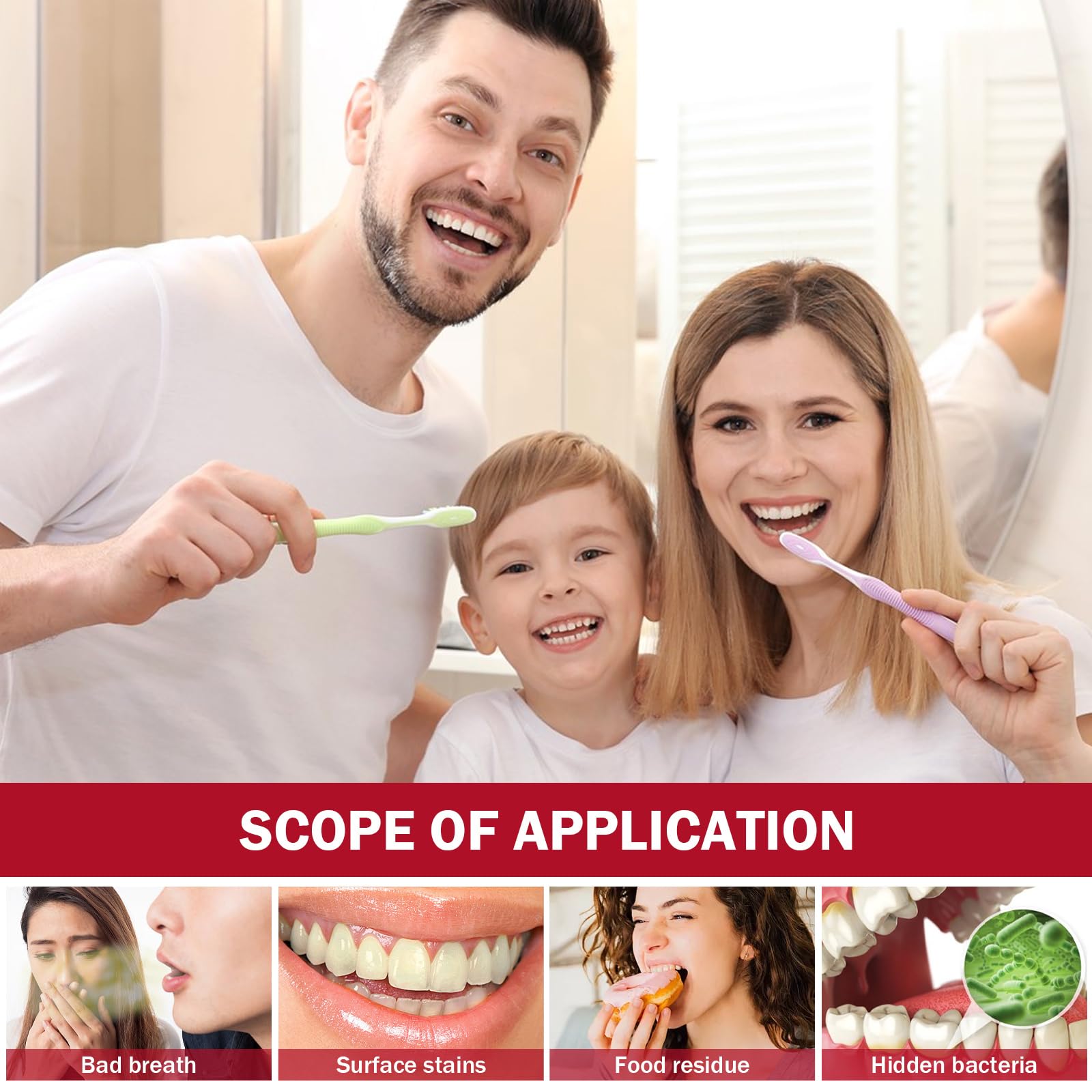 SP-8 Probiotic Whitening Toothpaste with 8-Strain Probiotic Complex | Enamel-Safe Fluoride-Free Formula for Teeth Whitening & Gum Care | Fresh Mint Flavor | Deep Cleaning & Oral Health Protection | Perfect for Daily Use, Travel & Sensitive Teeth (1 Pack)