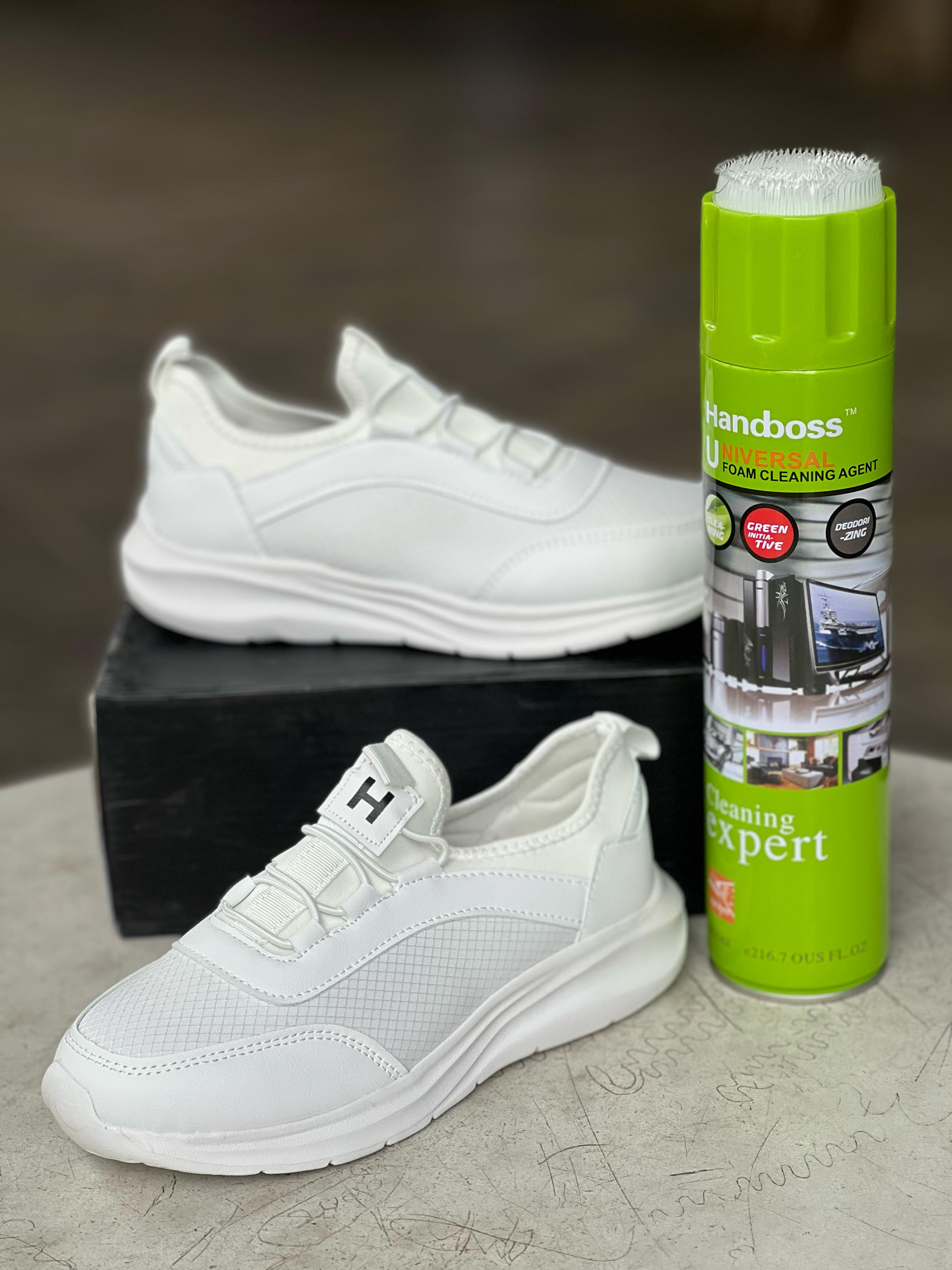 Pierre Cardin Haboon Sneakers for Men - Comfortable Casual Walking Shoes - Lightweight Breathable Fashion Sneakers for Running, Gym, and Everyday Wear