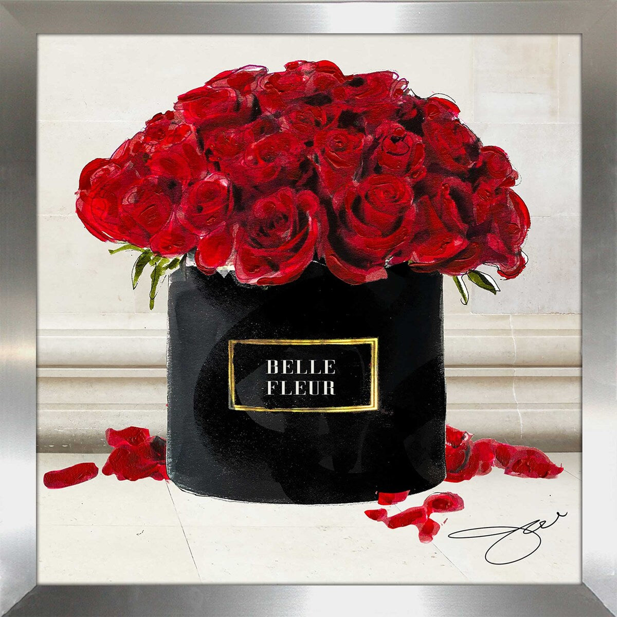 Belle Fleur Red Roses by Jodi - Premium Acrylic Wall Art Print - Perfect for Living Room, Bedroom & Office Decor