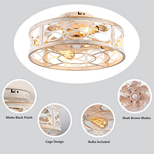 White Brush Gold（includes Bulbs）