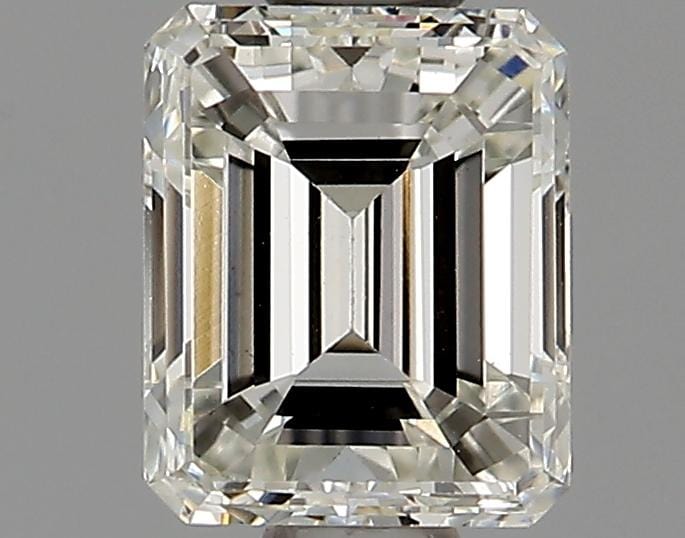 0.52 Carat I VS1 Emerald Cut Diamond - Elegant Solitaire Ring for Engagement & Wedding Jewelry