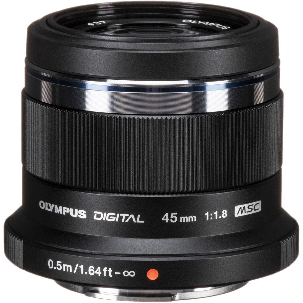 OM SYSTEM 45mm F1.8 M.Zuiko Digital Lens for Micro Four Thirds Cameras - Black Portrait & Street Photography Lens for Olympus & Panasonic Mirrorless Cameras