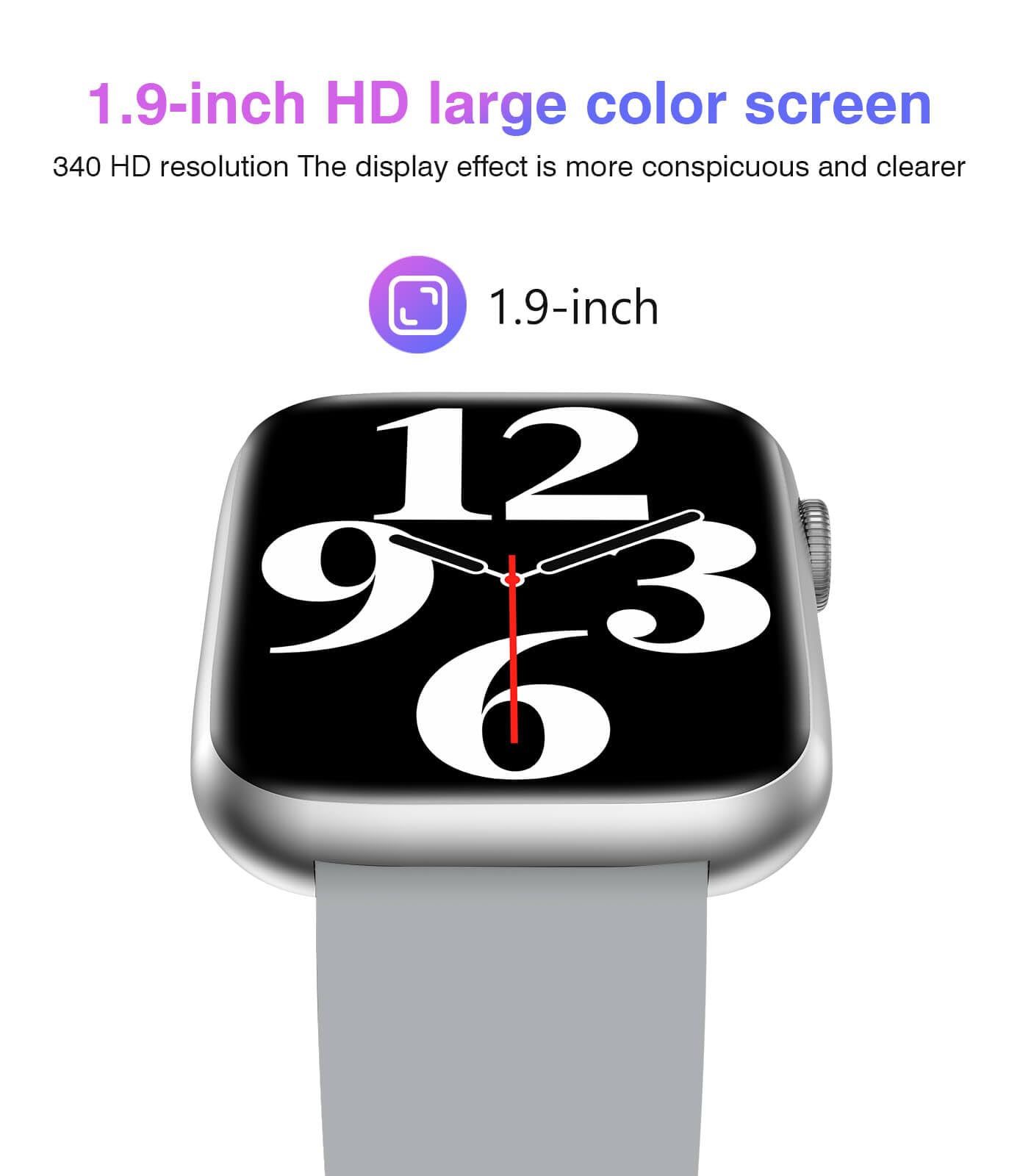 2024 Smart Watch for Men & Women - Bluetooth Call, 1.9