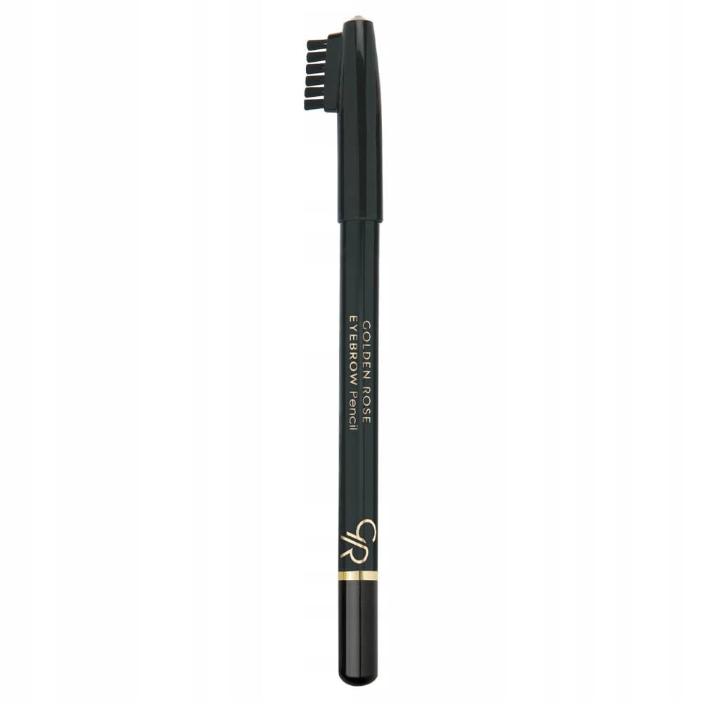 Golden Rose Eyebrow Pencil #101 - Waterproof, Long-Lasting Eyebrow Makeup with Spoolie Brush - Natural Look for Daily Use, Parties & Professional Makeup