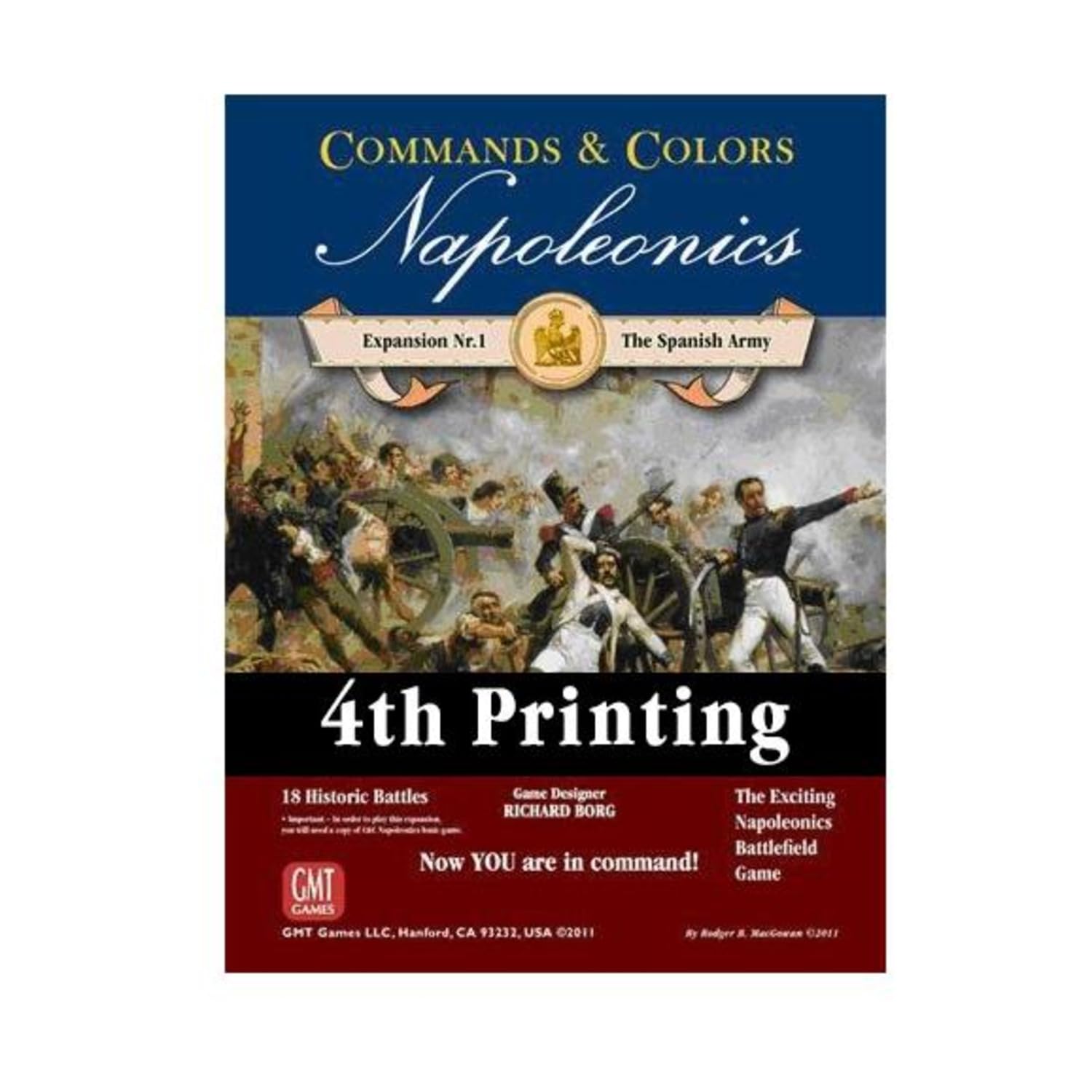 GMT Games Commands & Colors: Napoleonics - Spanish Army Expansion | Historical Board Game for Strategy Lovers | Perfect for War Game Nights & Collector Displays