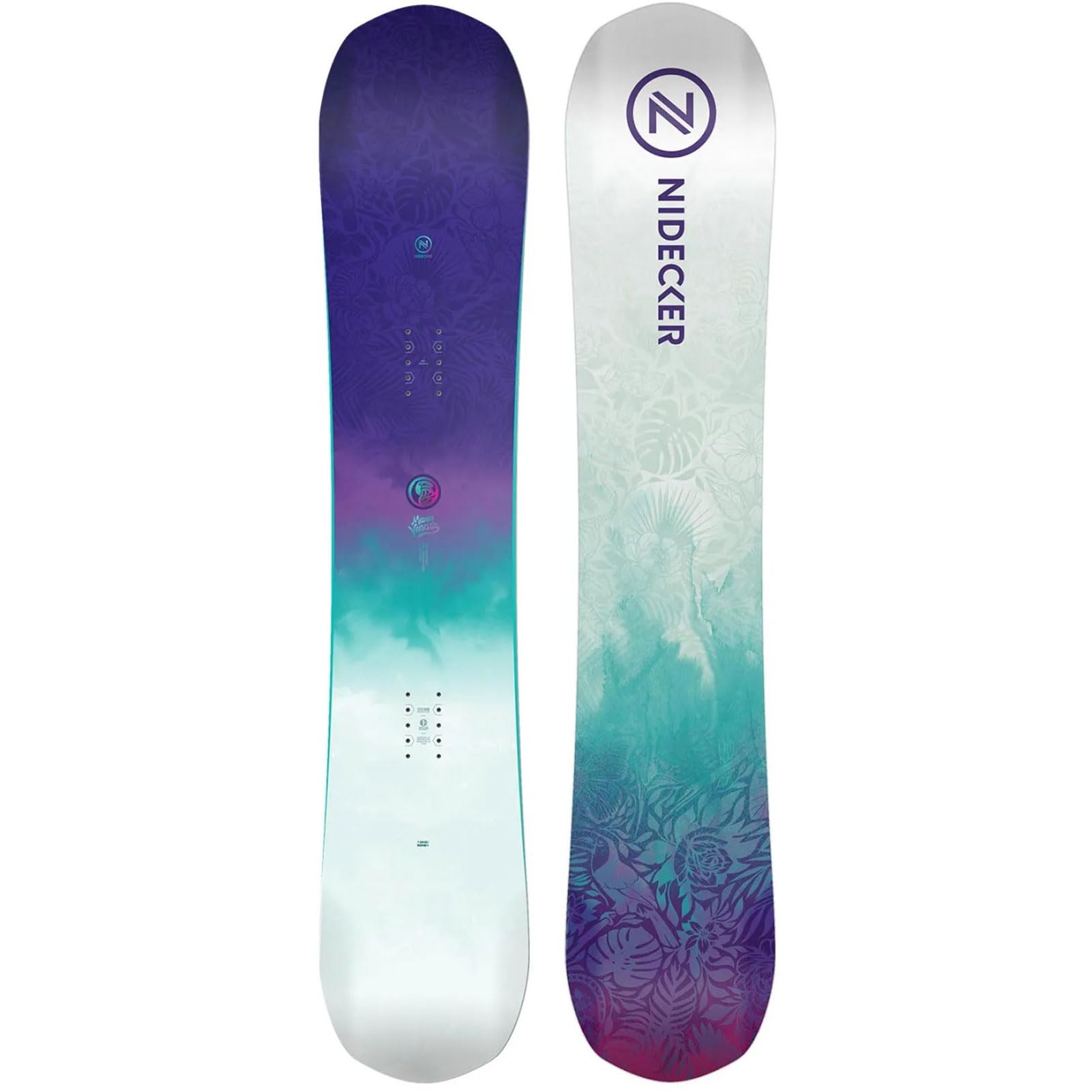 Nidecker Micron Venus Girls All Mountain Snowboard - Perfect for Freeride & Powder - Best for Teen & Youth Female Riders