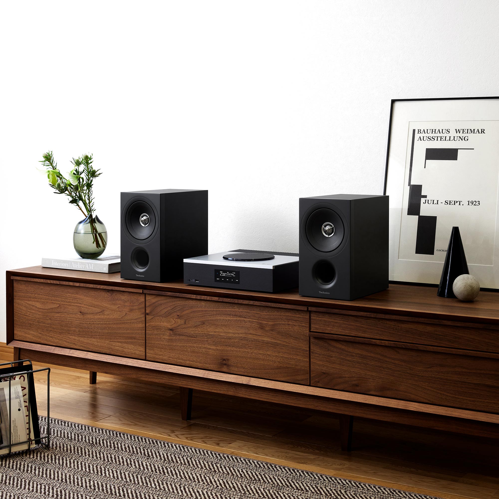Technics SA-C600 Premium Network CD Receiver - Hi-Fi Audio System for Home Theater & Music Streaming | Perfect for Living Room & Entertainment Spaces