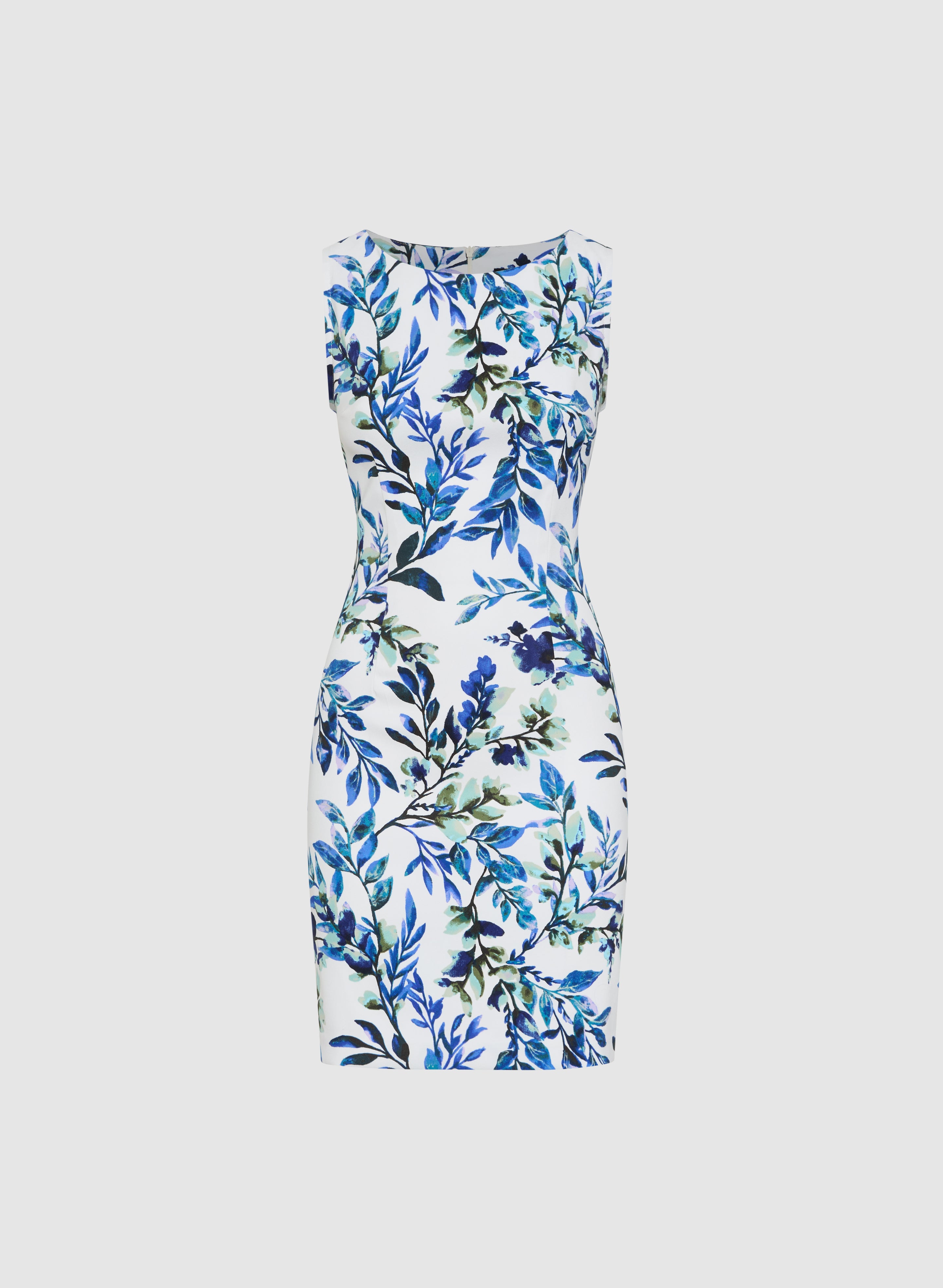 Elegant Floral Sheath Dress for Women - Summer Party, Wedding Guest & Cocktail Attire - A-Line Fit & Comfortable Stretch Fabric