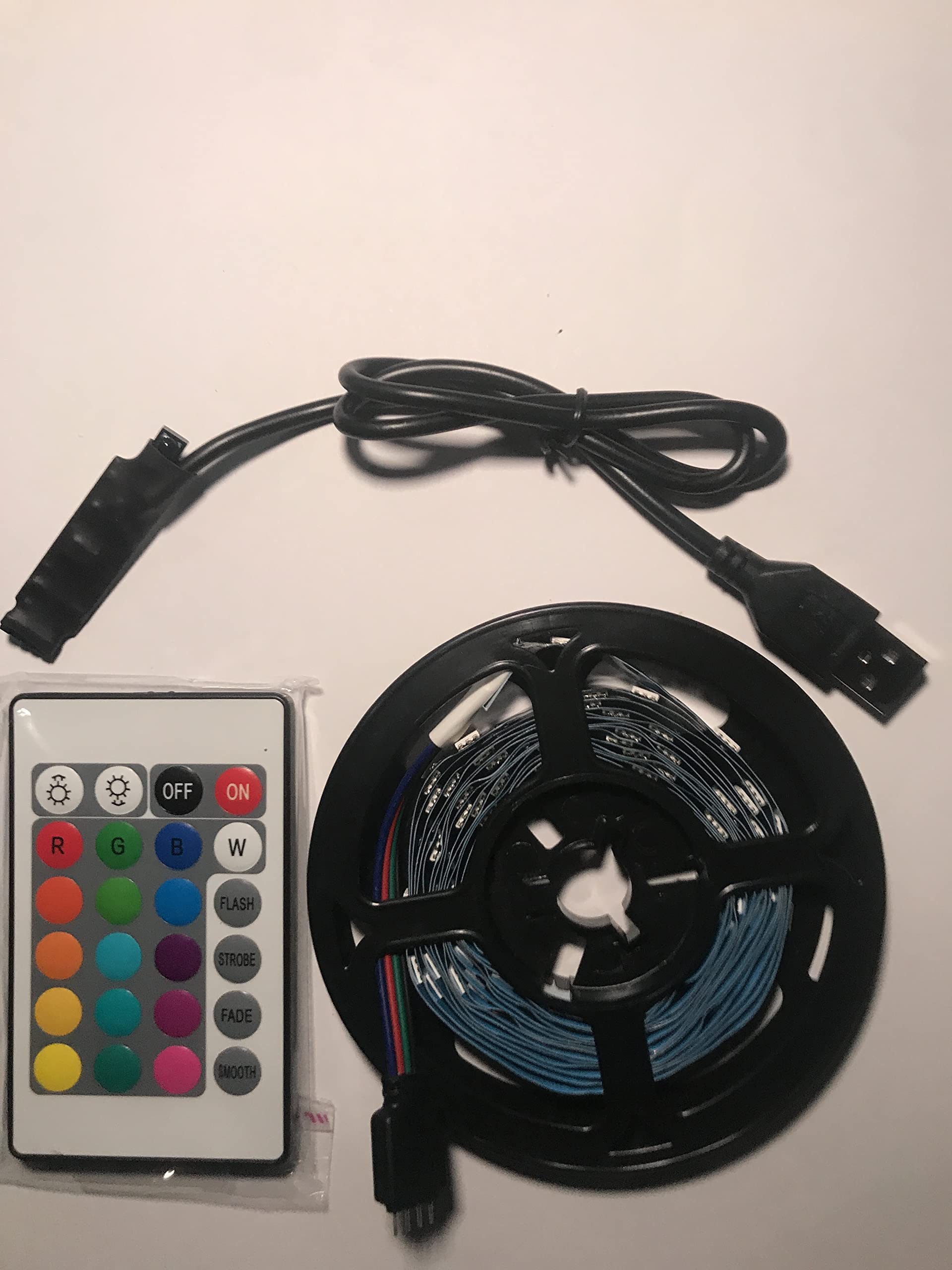 RGB LED TV Backlight Strip - 16.5ft (5M) Smart Ambient Lighting for TVs with App Control - Perfect for Home Theater, Gaming & Movie Nights