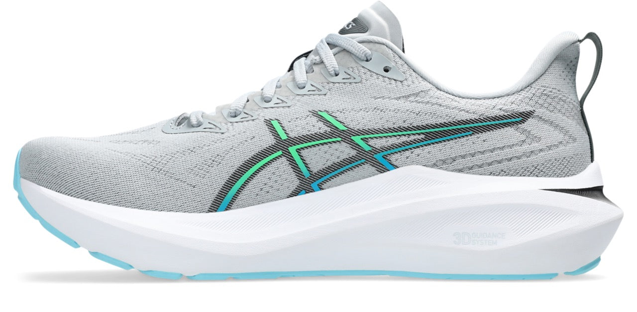 ASICS Men's GT 2000 13 Running Shoes - Piedmont Grey/Black - Lightweight Stability for Road Running & Gym Workouts