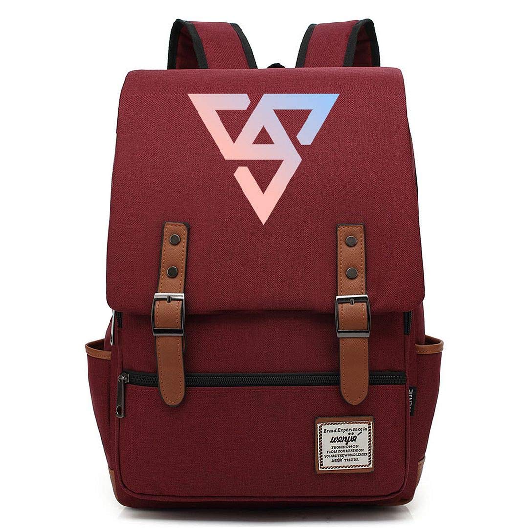 SEVENTEEN KPOP Backpack - Lightweight Daypack for School, Travel & Work | Korean Idol Inspired Bookbag for Fans & Students | Durable Mochila Handbag for Daily Use & Concert Events