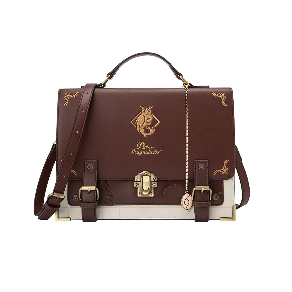 Diluc Impression Cosplay Messenger Bag - Stylish Anime Themed Shoulder Bag for Genshin Impact Fans, Perfect for Conventions, School, and Daily Use