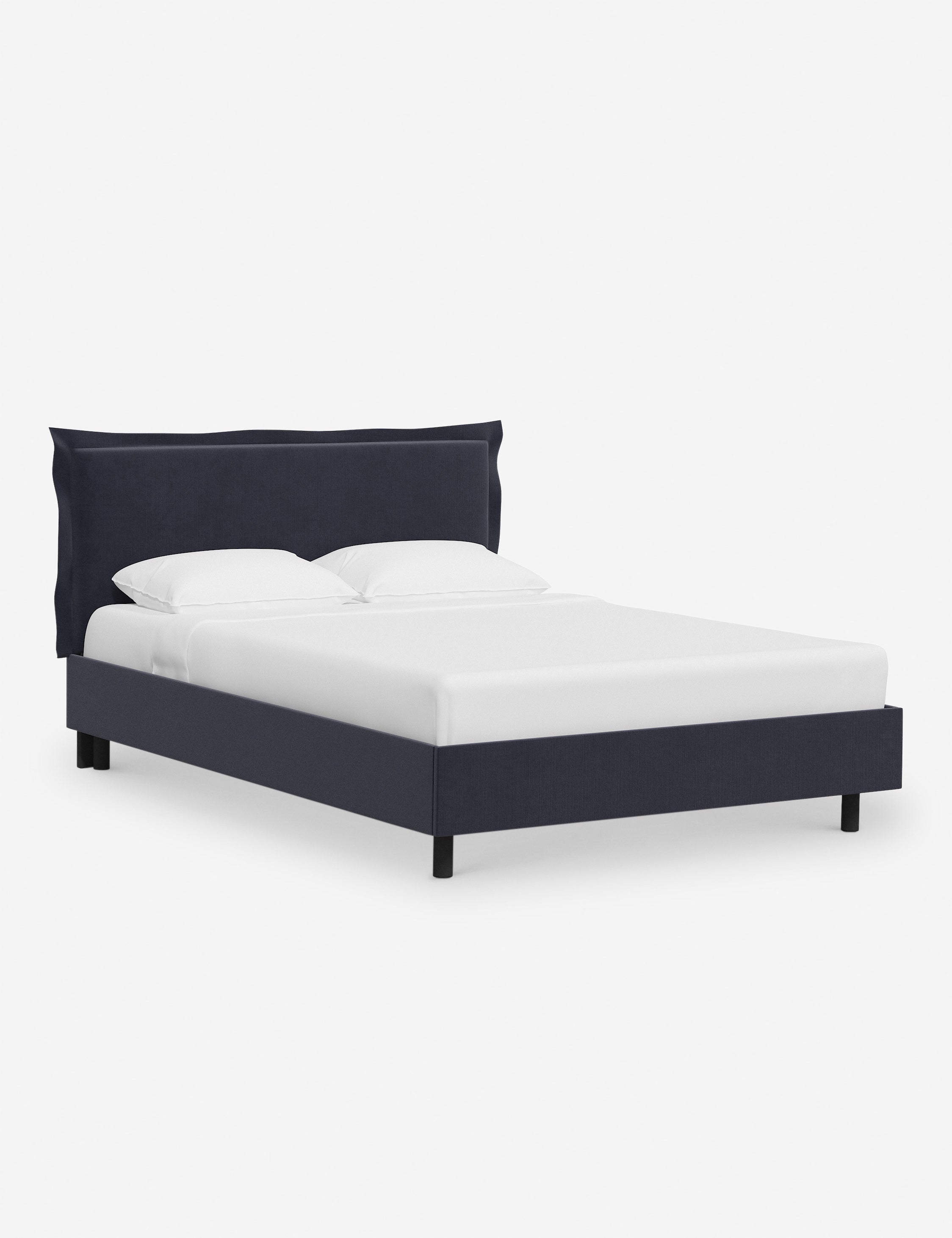 Elara Modern Platform Bed Frame - Queen Size, Sturdy Wooden Slat Support, Minimalist Design for Bedroom - Perfect for Small Spaces, Apartments & Guest Rooms