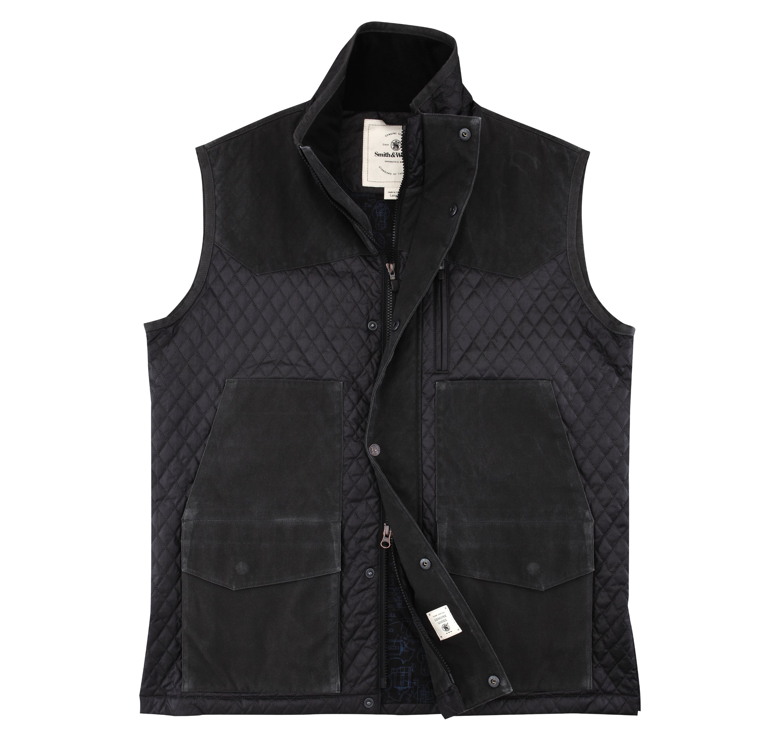Smith & Wesson Men's Tracking Vest - Lightweight Hunting Vest with Multiple Pockets for Outdoor Adventures, Camping & Hiking Gear