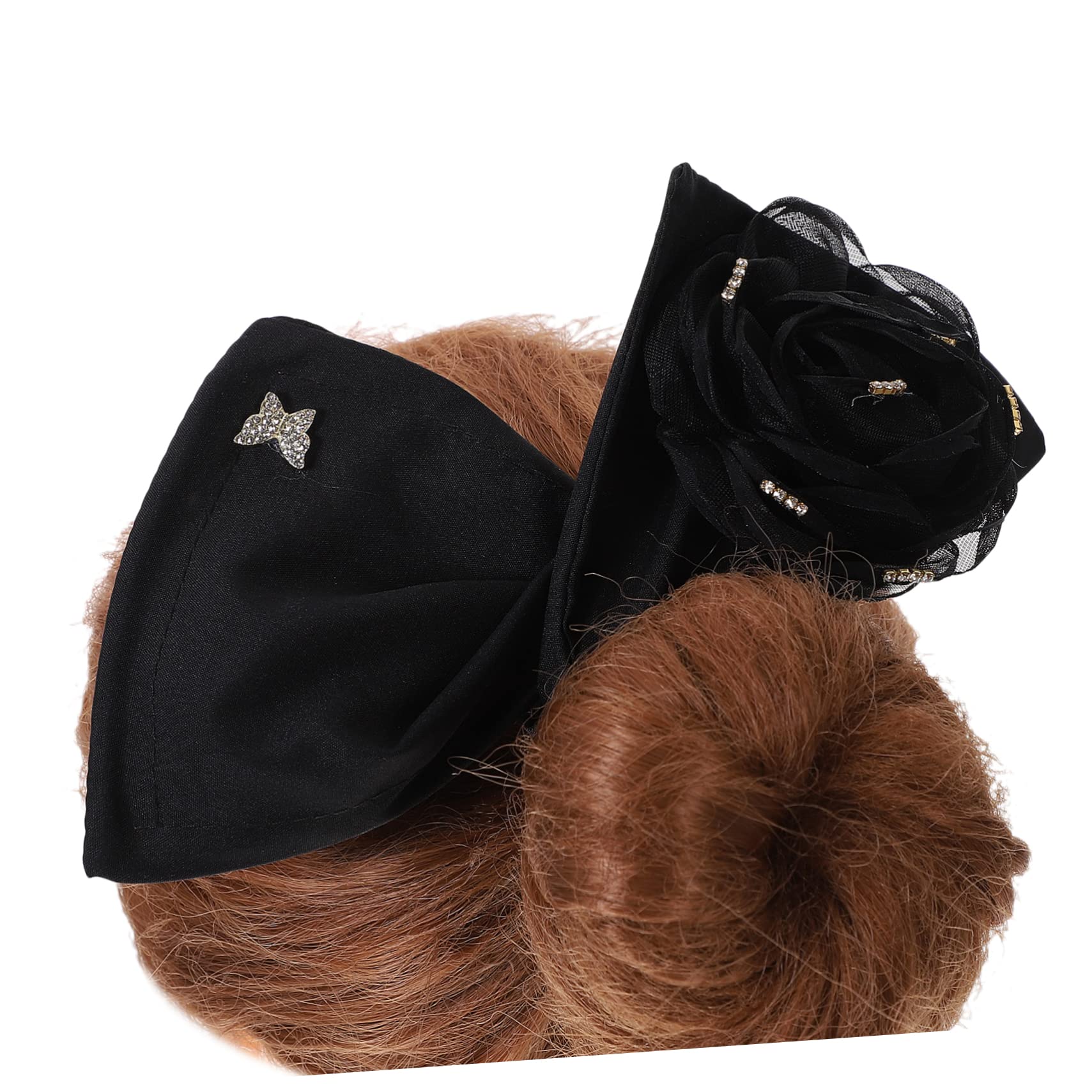 Minkissy Hair Bun Maker & Shaper - Black Hair Styling Tool for Perfect Buns, Ponytails & Updos - Great for Work, Parties & Everyday Hairstyles