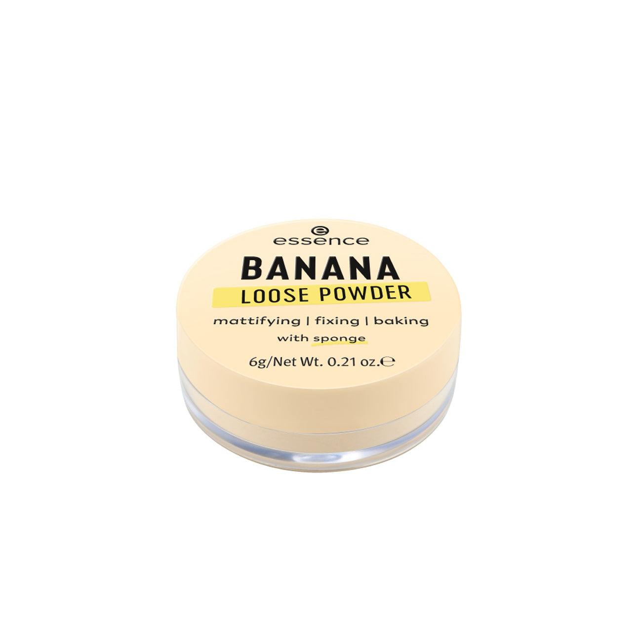 Banana Loose Powder - Translucent Setting Powder for All Skin Tones | Oil Control & Pore Minimizing | Perfect for Makeup Finishing & Touch-Ups Throughout the Day