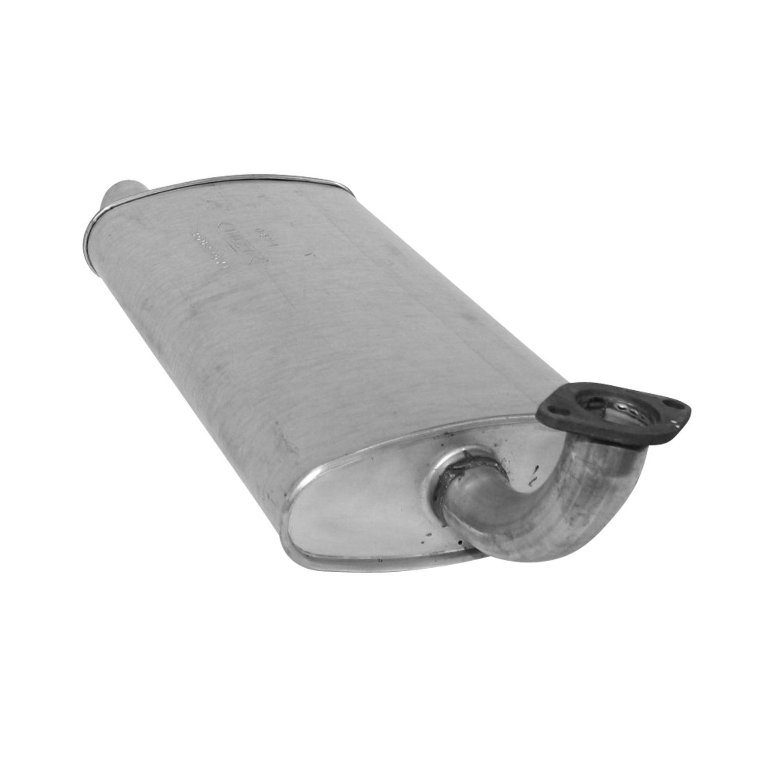 AP Exhaust Products 2407 Performance Muffler - Universal Fit for Cars & Trucks - Reduce Noise & Improve Engine Sound - Ideal for Daily Driving & Highway Use