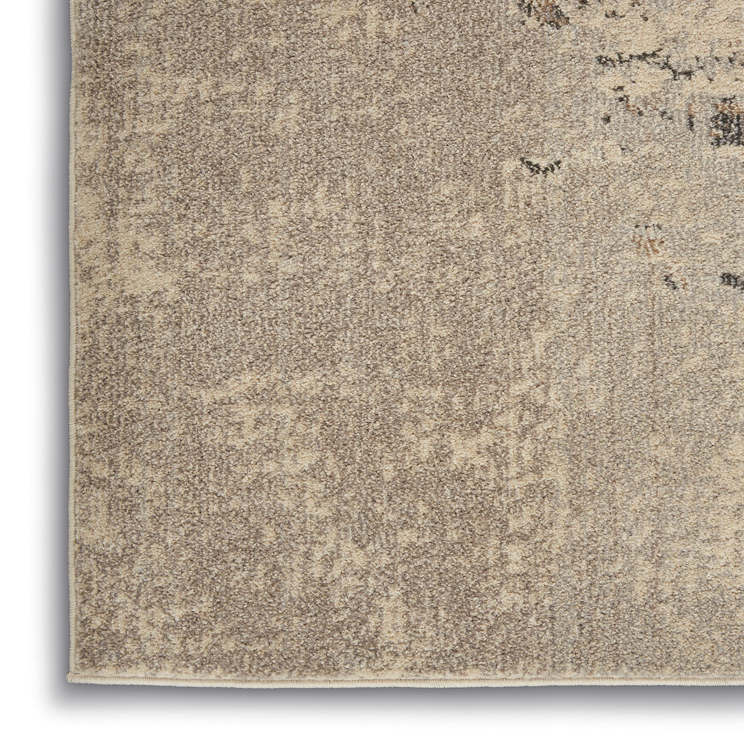 Nourison Celestial Modern Abstract Ivory/Grey 9' x 12' Area Rug - Easy to Clean, Non-Shedding, Stain Resistant for Bedroom, Living Room, Dining Room & Kitchen | Perfect for Home Decor, Office & High Traffic Areas (9x12)