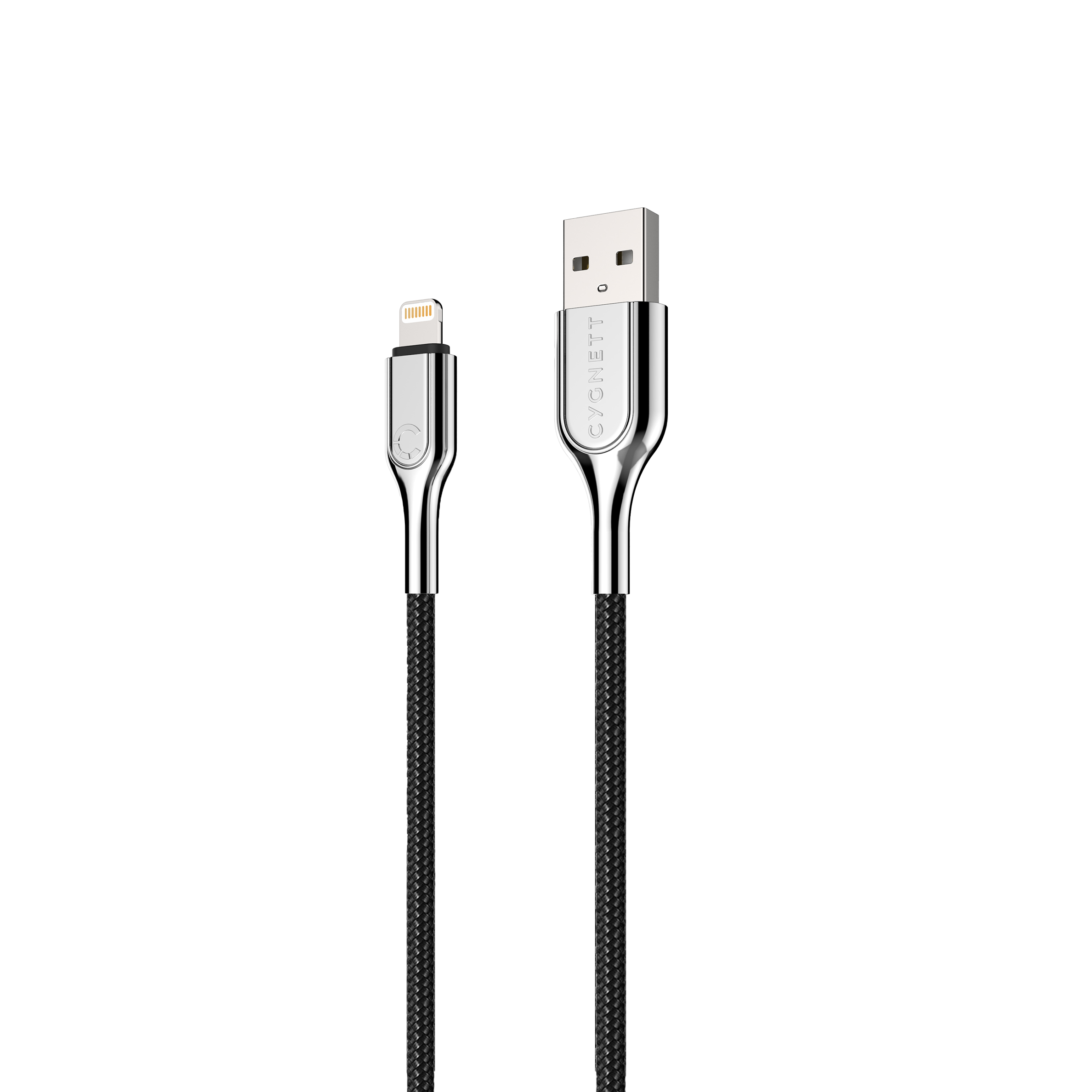 Premium Lightning to USB A Cable 2M (6.6ft) - Fast Charging & Data Sync for iPhone, iPad - Durable & Tangle-Free for Home, Office & Travel