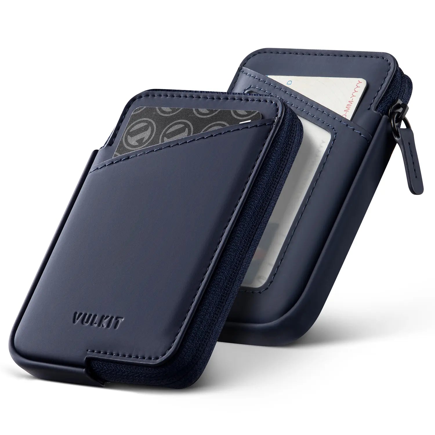 Slim RFID Blocking Leather Card Holder Wallet for Men & Women - Holds 10+ Credit Cards & Cash - Compact Minimalist Wallet for Travel, Business & Everyday Use