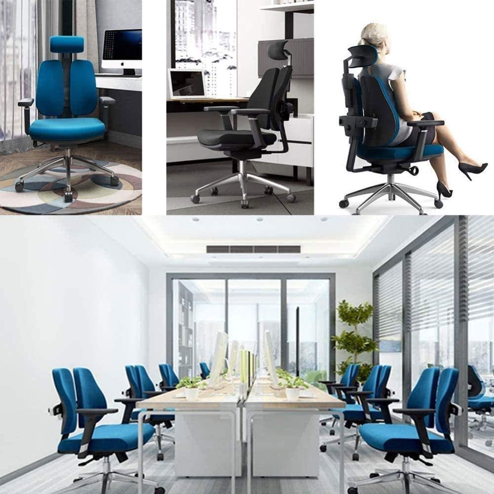 Ergonomic Mesh Office Chair - Adjustable Lumbar Support & Breathable Backrest for Home & Work, Perfect for Long Hours Sitting at Computer Desk